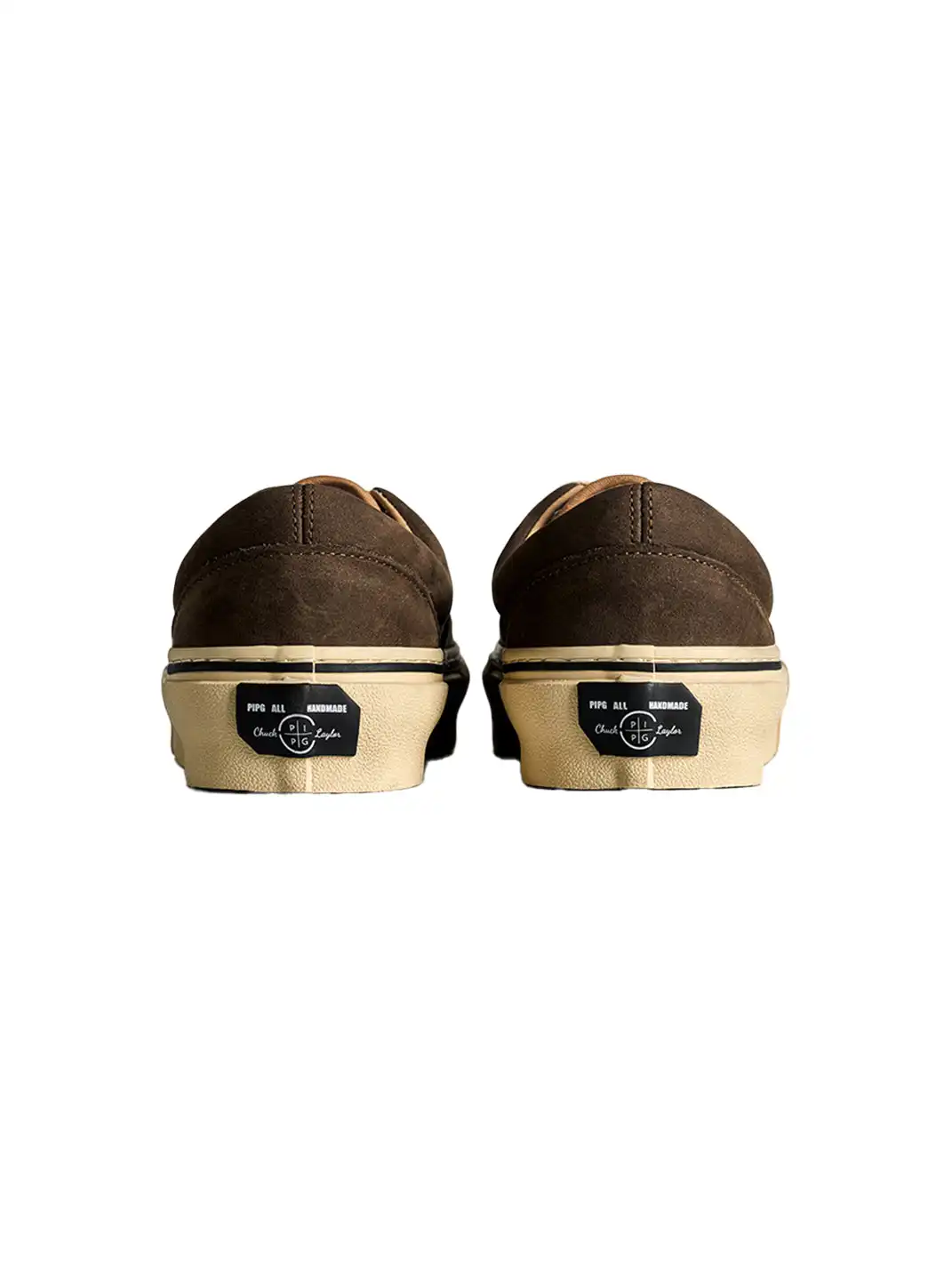 PIPG | Vintage Distressed Genuine Leather Canvas Shoes