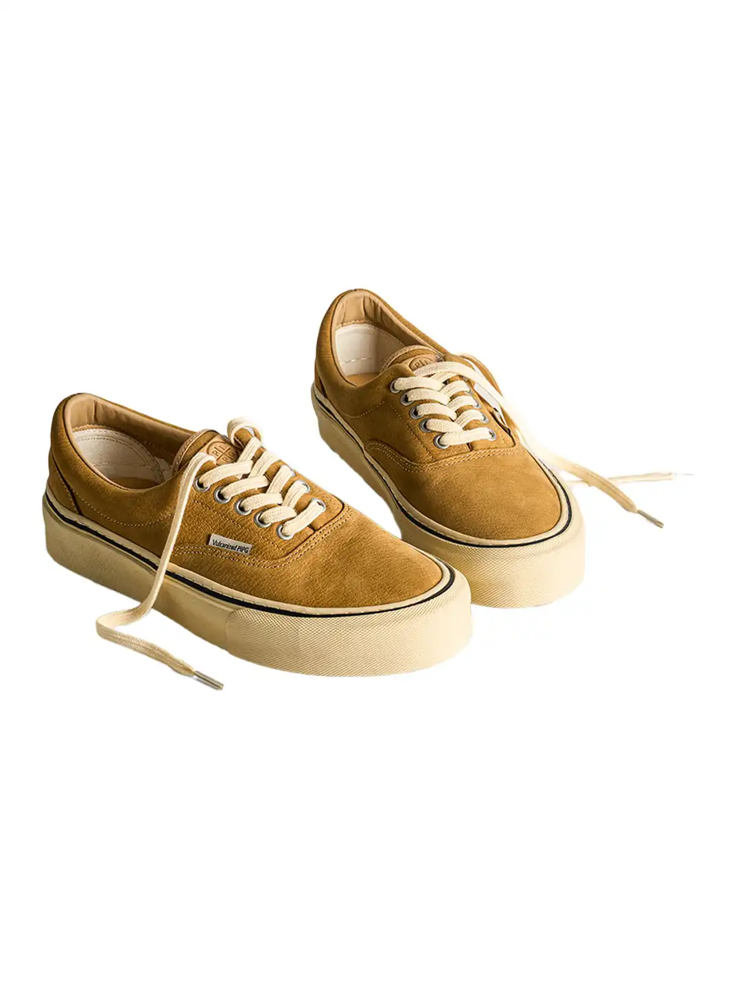 PIPG | Vintage Distressed Genuine Leather Canvas Shoes