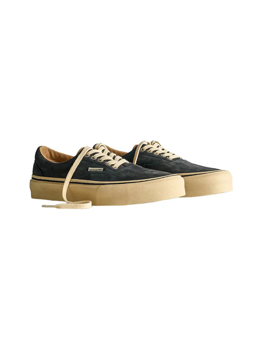 PIPG | Vintage Distressed Genuine Leather Canvas Shoes