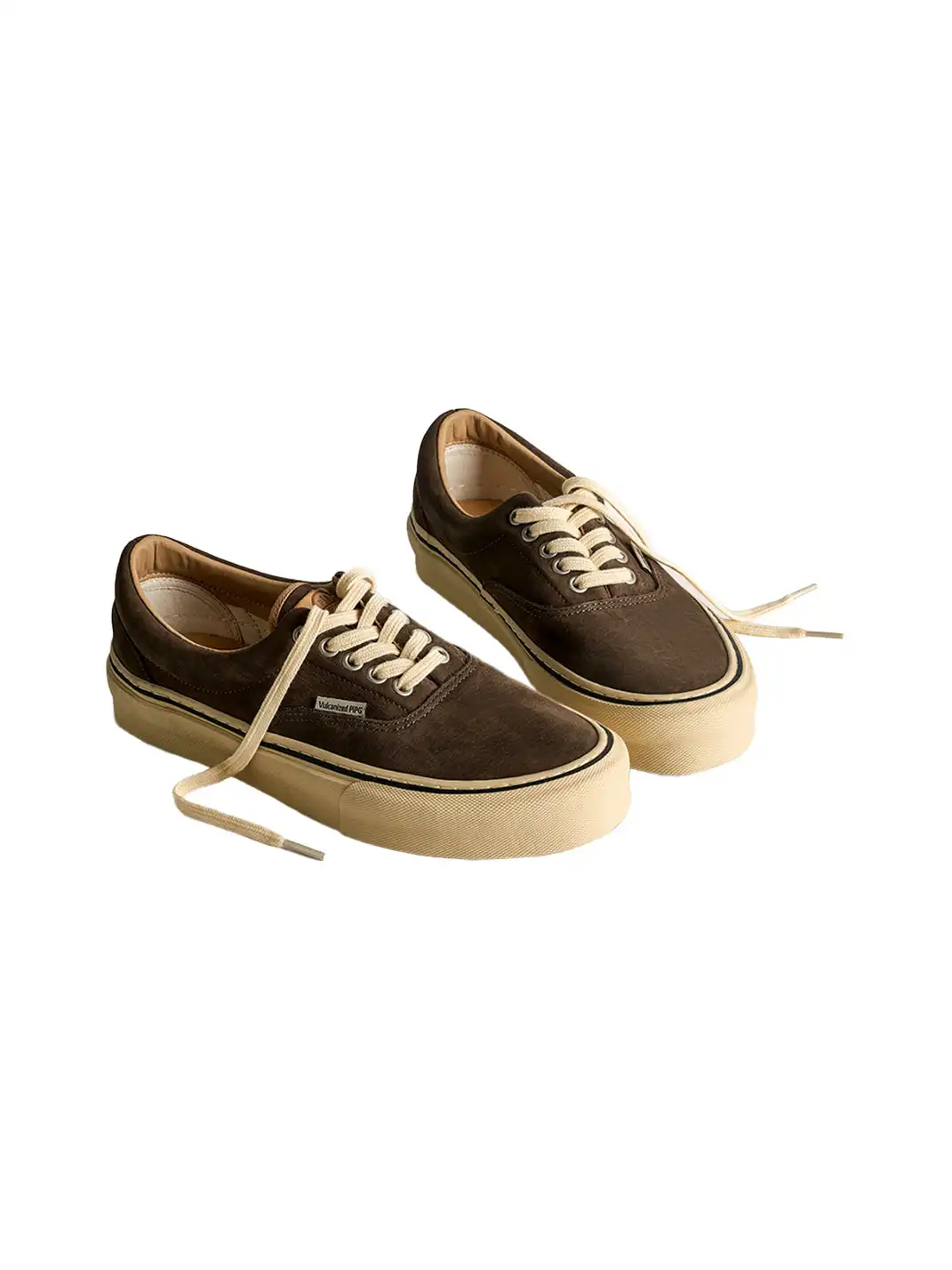 PIPG | Vintage Distressed Genuine Leather Canvas Shoes