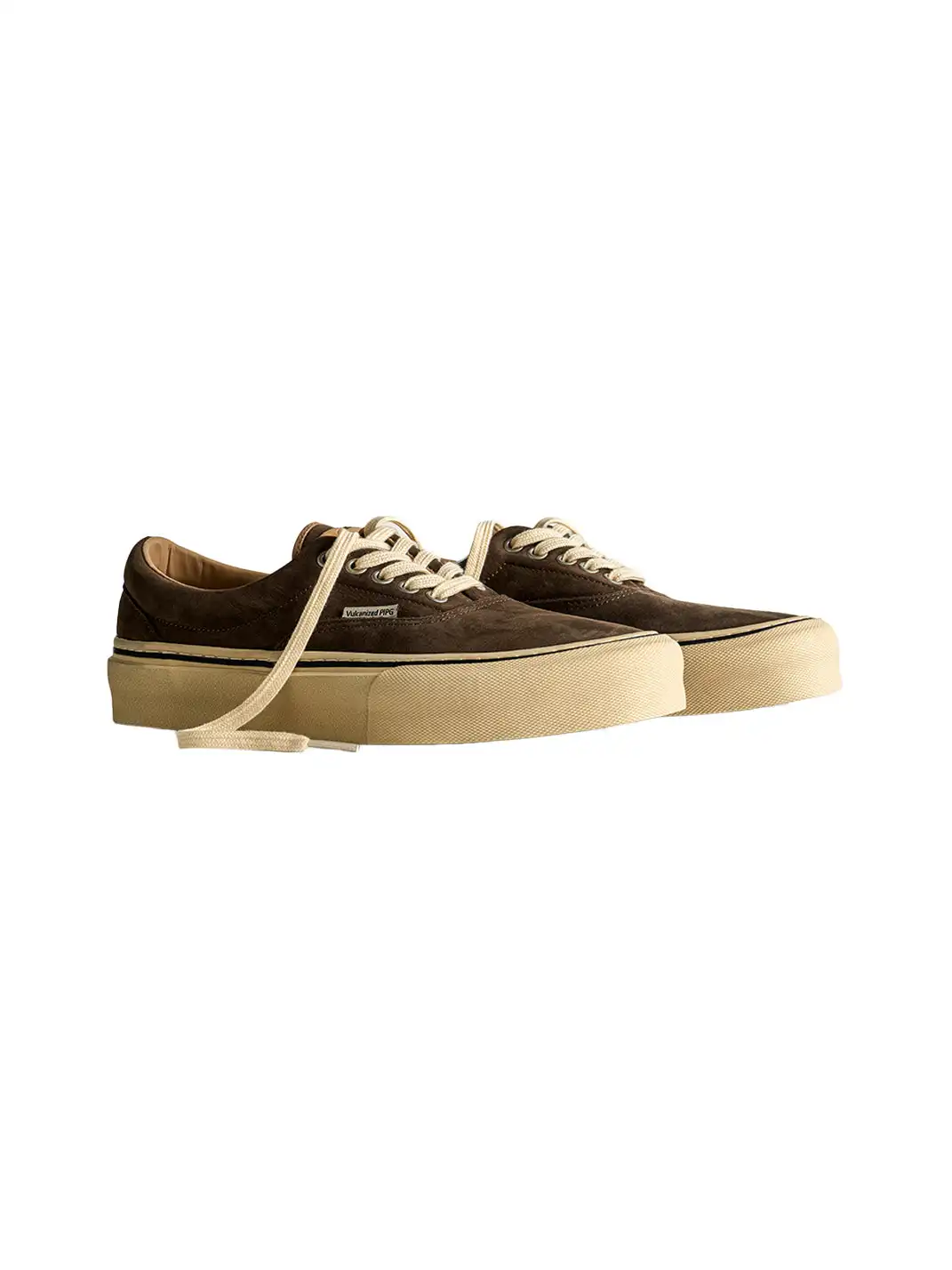 PIPG | Vintage Distressed Genuine Leather Canvas Shoes