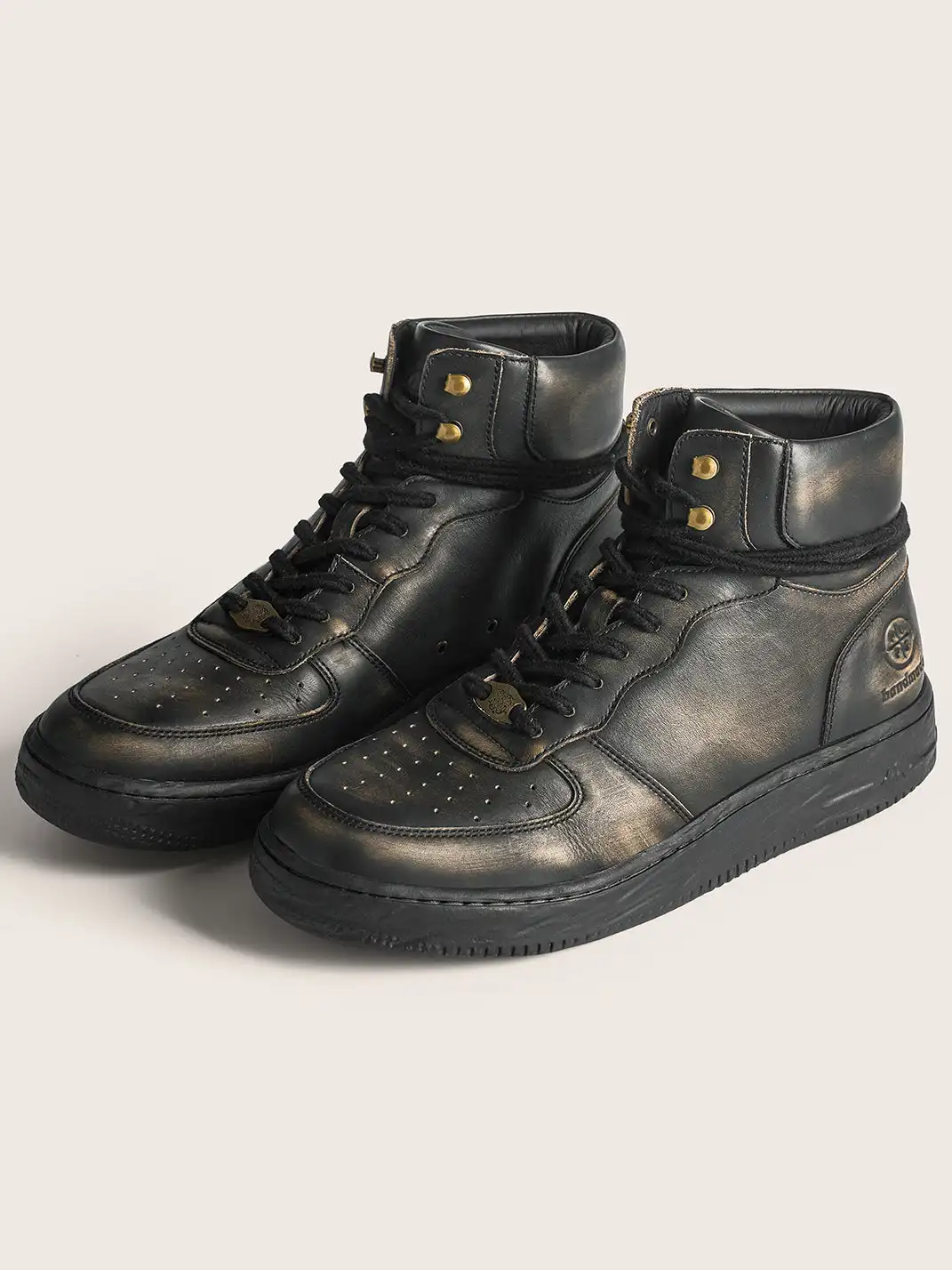 PIPG | Genuine Leather Distressed Martin Boots
