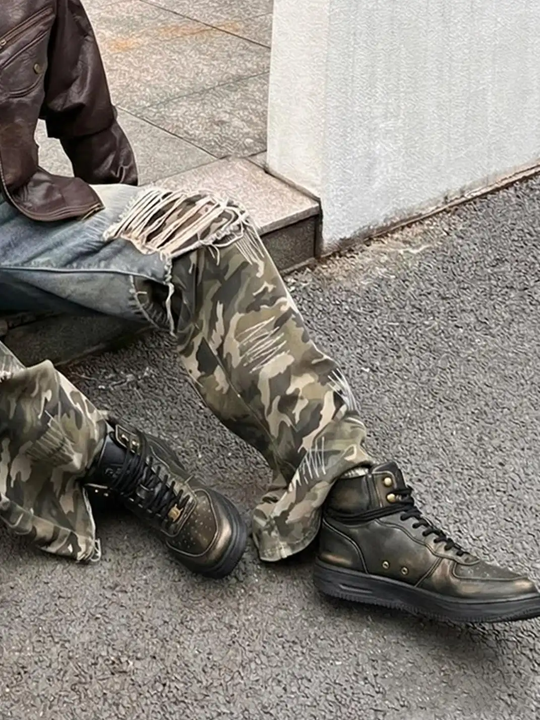 PIPG | Genuine Leather Distressed Martin Boots