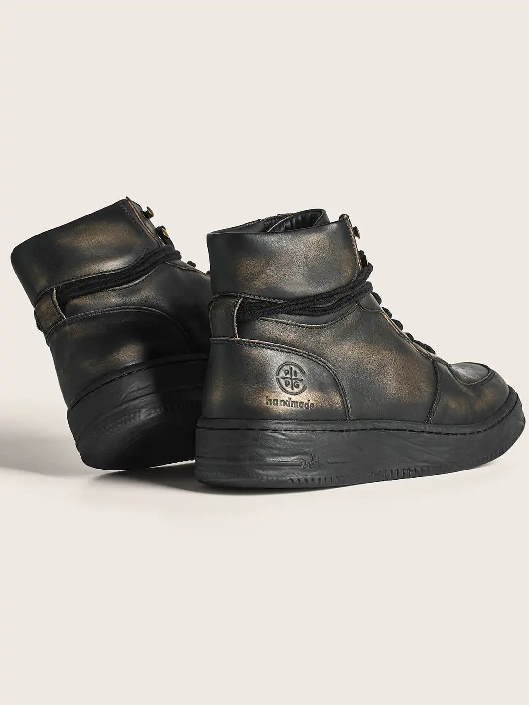 PIPG | Genuine Leather Distressed Martin Boots