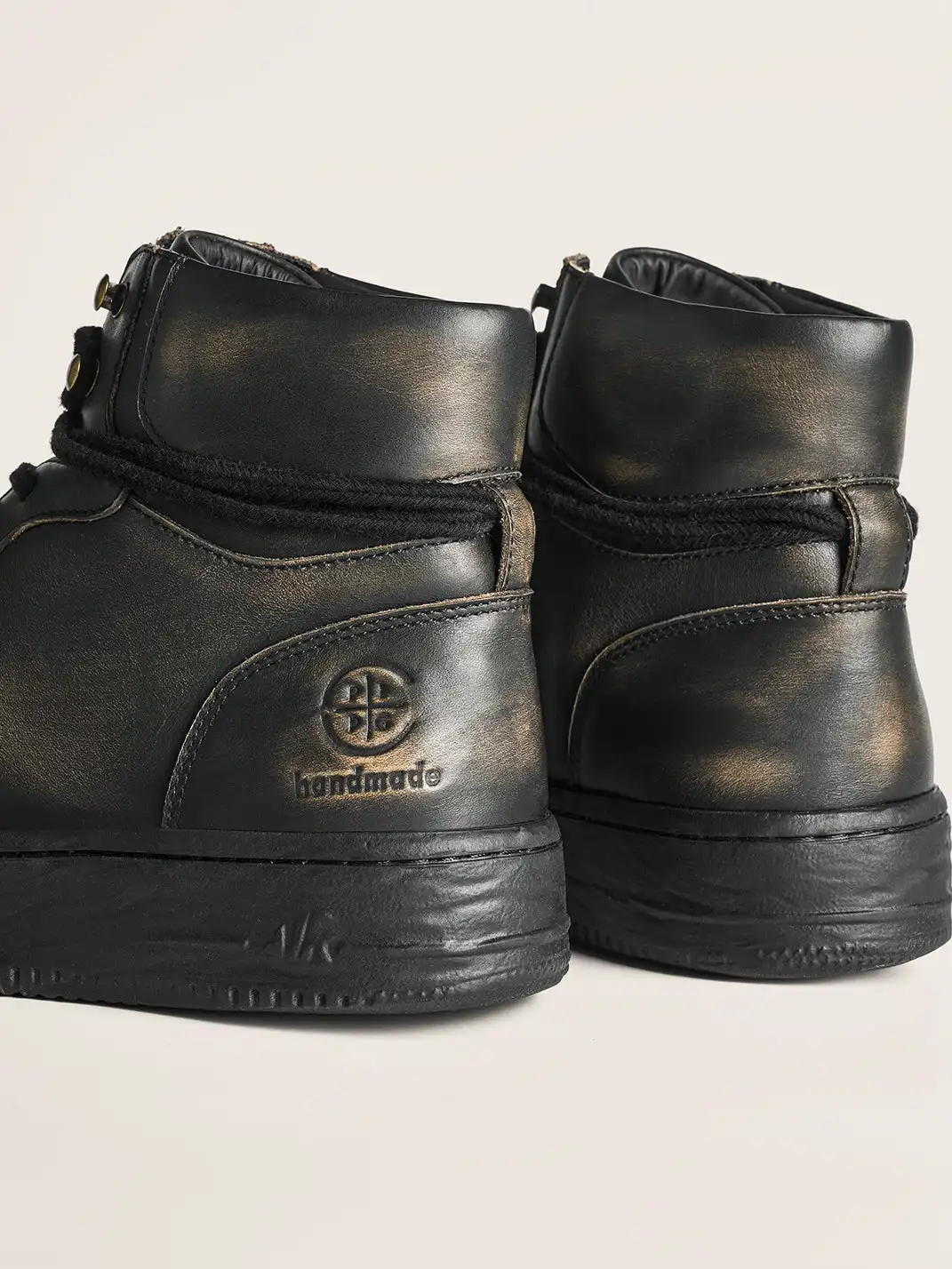 PIPG | Genuine Leather Distressed Martin Boots