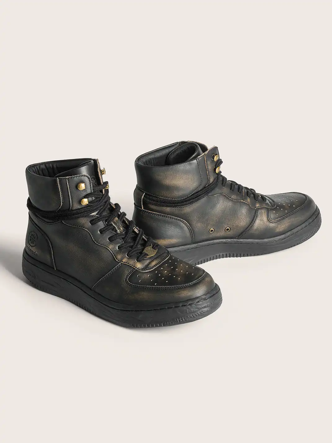 PIPG | Genuine Leather Distressed Martin Boots