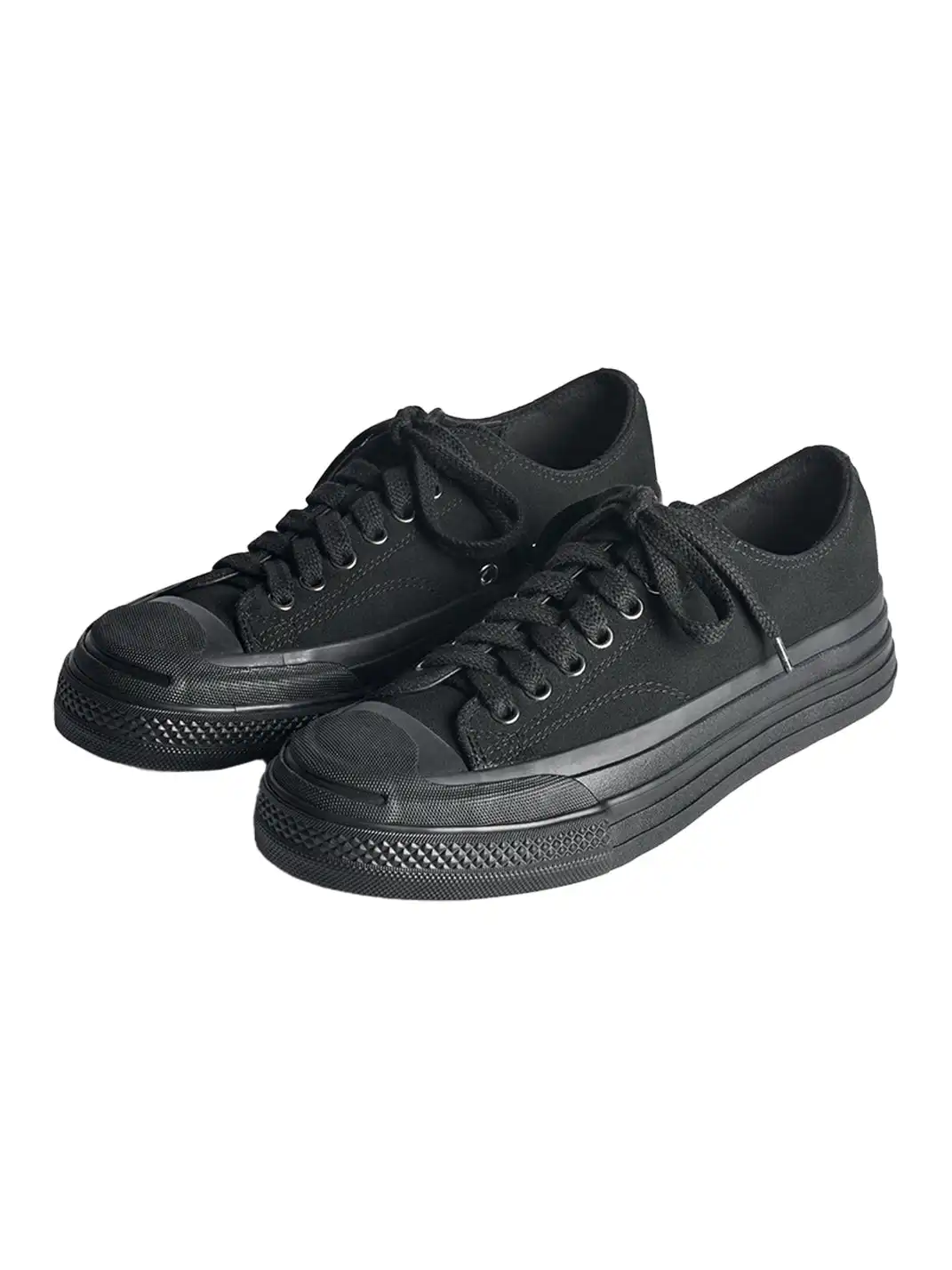 PIPG | Retro Canvas Shoes With Suede