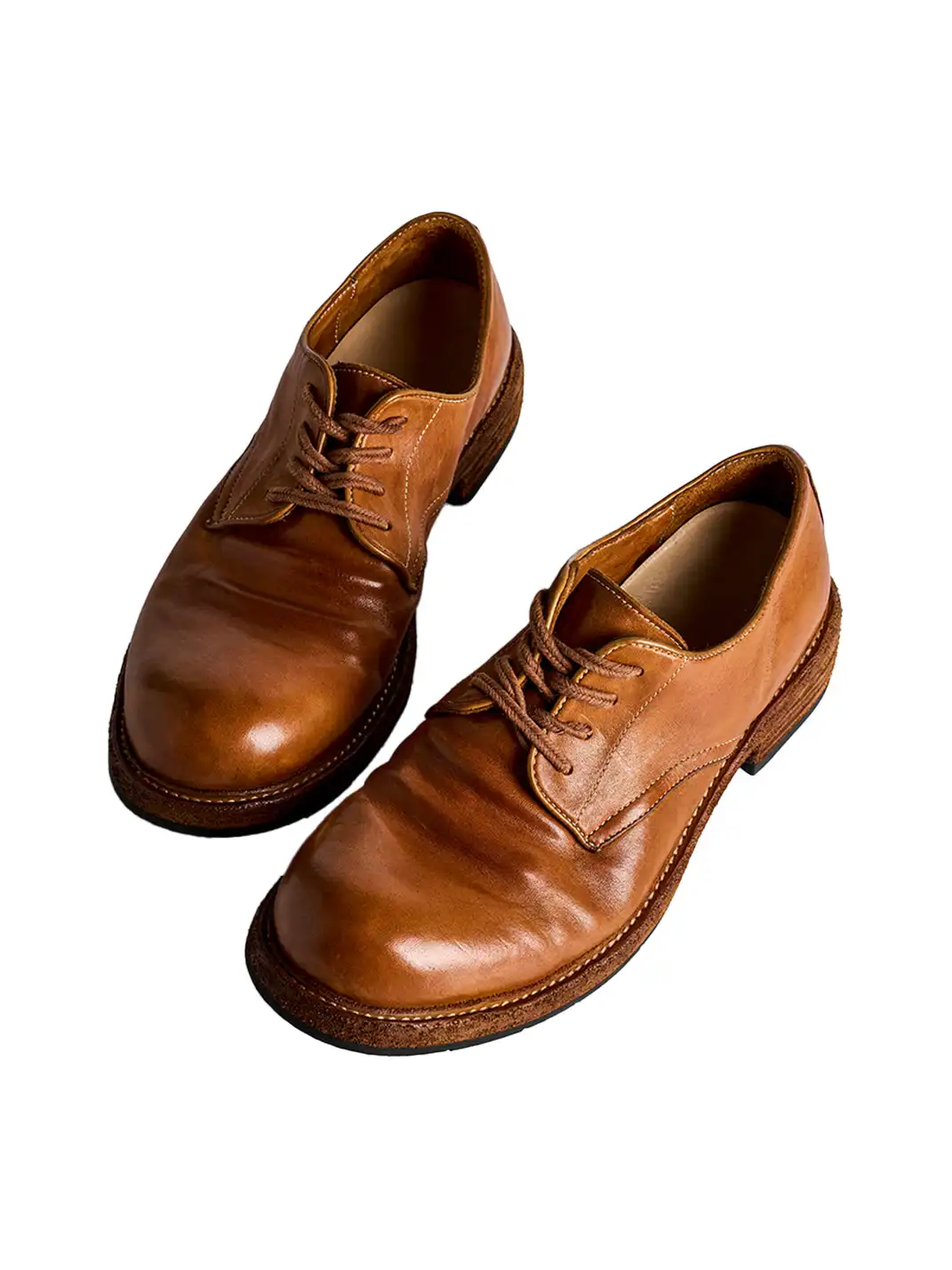 PIPG | Retro Washed Horse Leather Derby Shoes