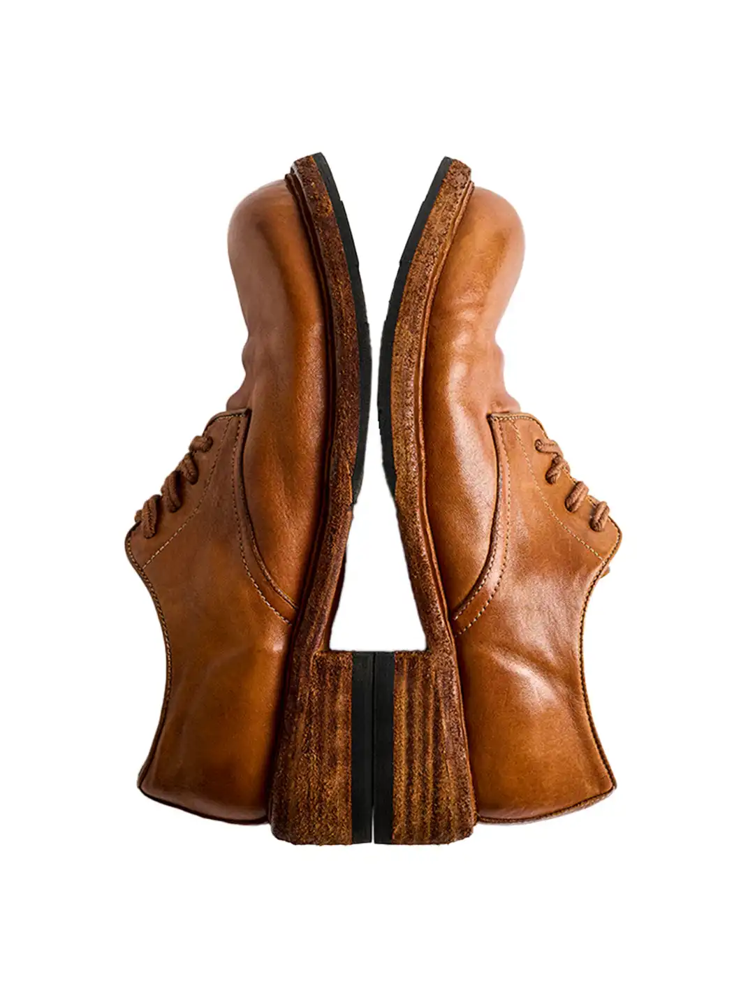 PIPG | Retro Washed Horse Leather Derby Shoes