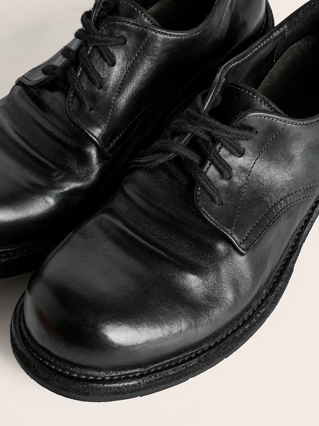 PIPG | Retro Washed Horse Leather Derby Shoes