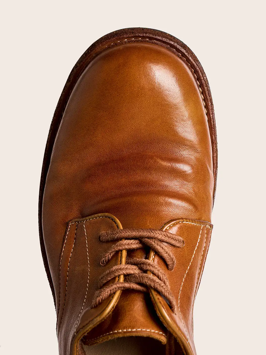 PIPG | Retro Washed Horse Leather Derby Shoes
