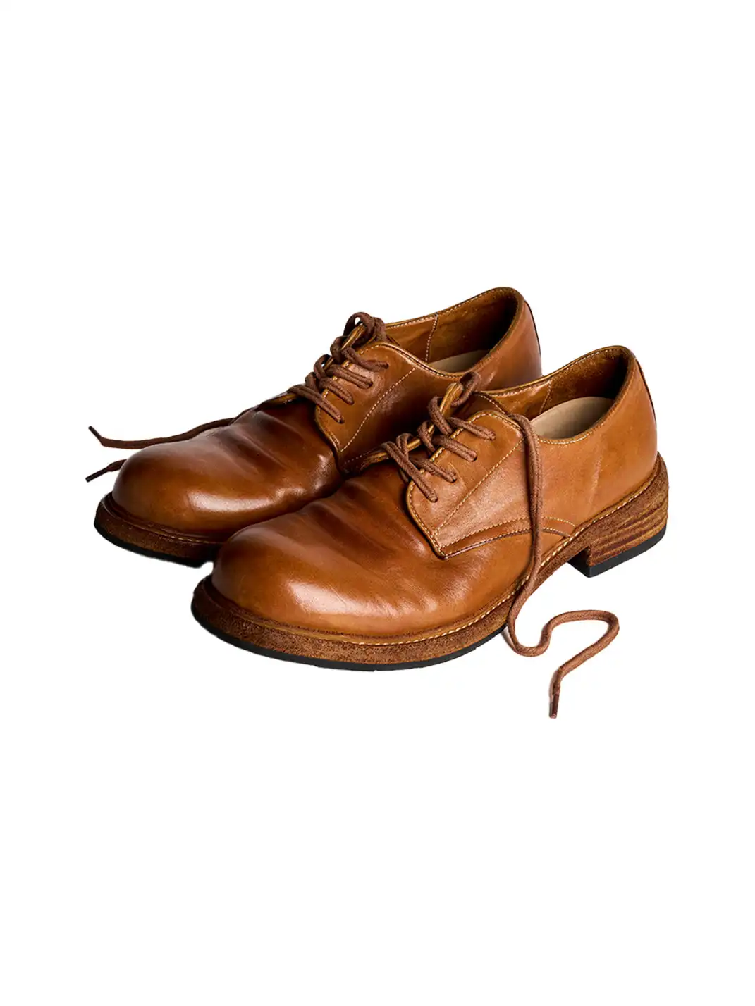 PIPG | Retro Washed Horse Leather Derby Shoes