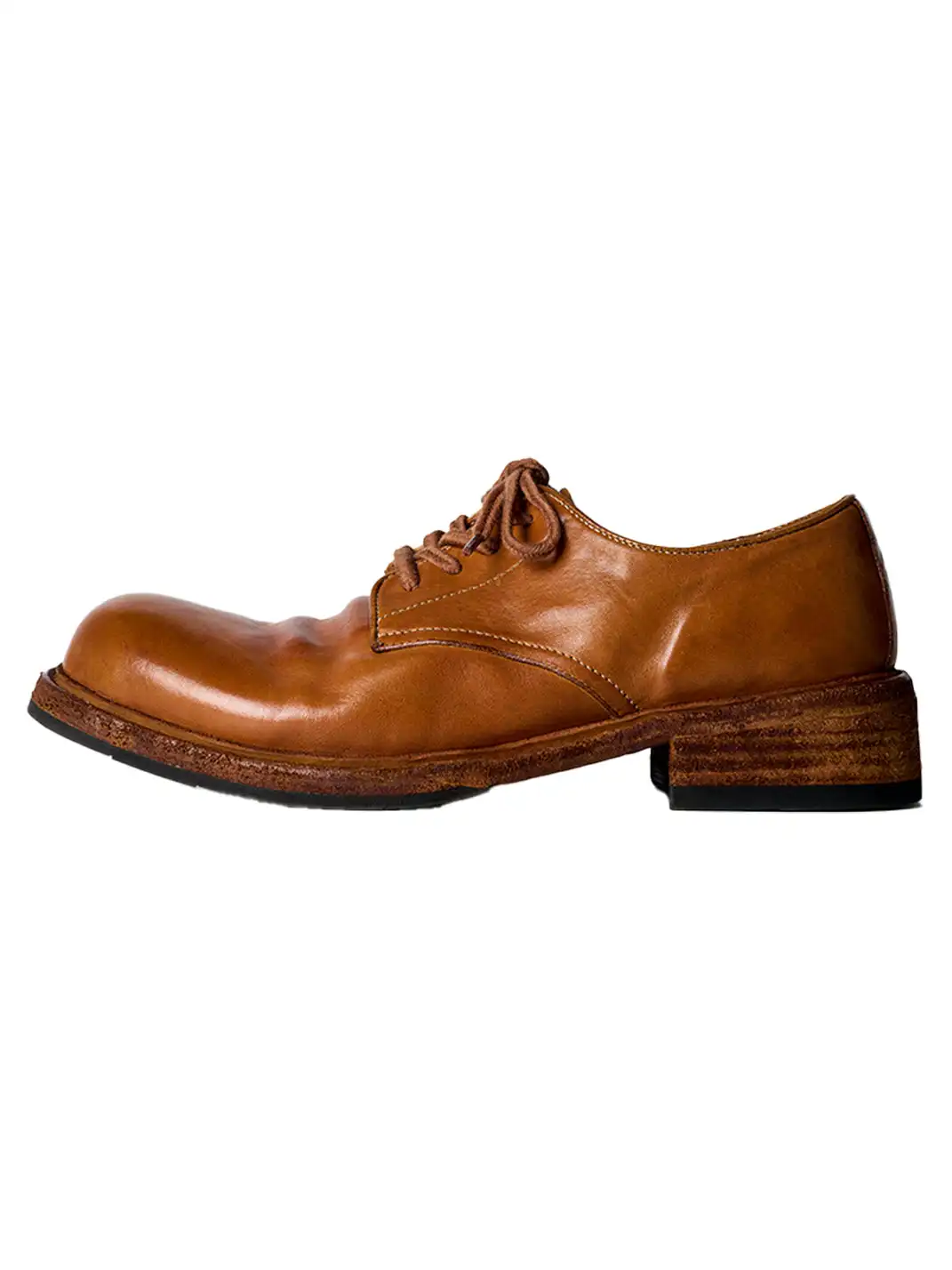 PIPG | Retro Washed Horse Leather Derby Shoes