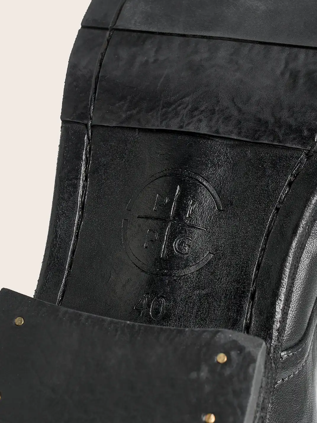 PIPG | Retro Washed Horse Leather Derby Shoes