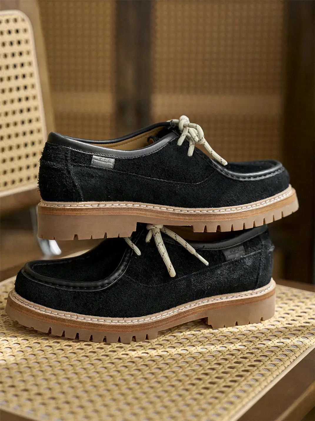 PIPG | Retro Workwear Suede Loafers