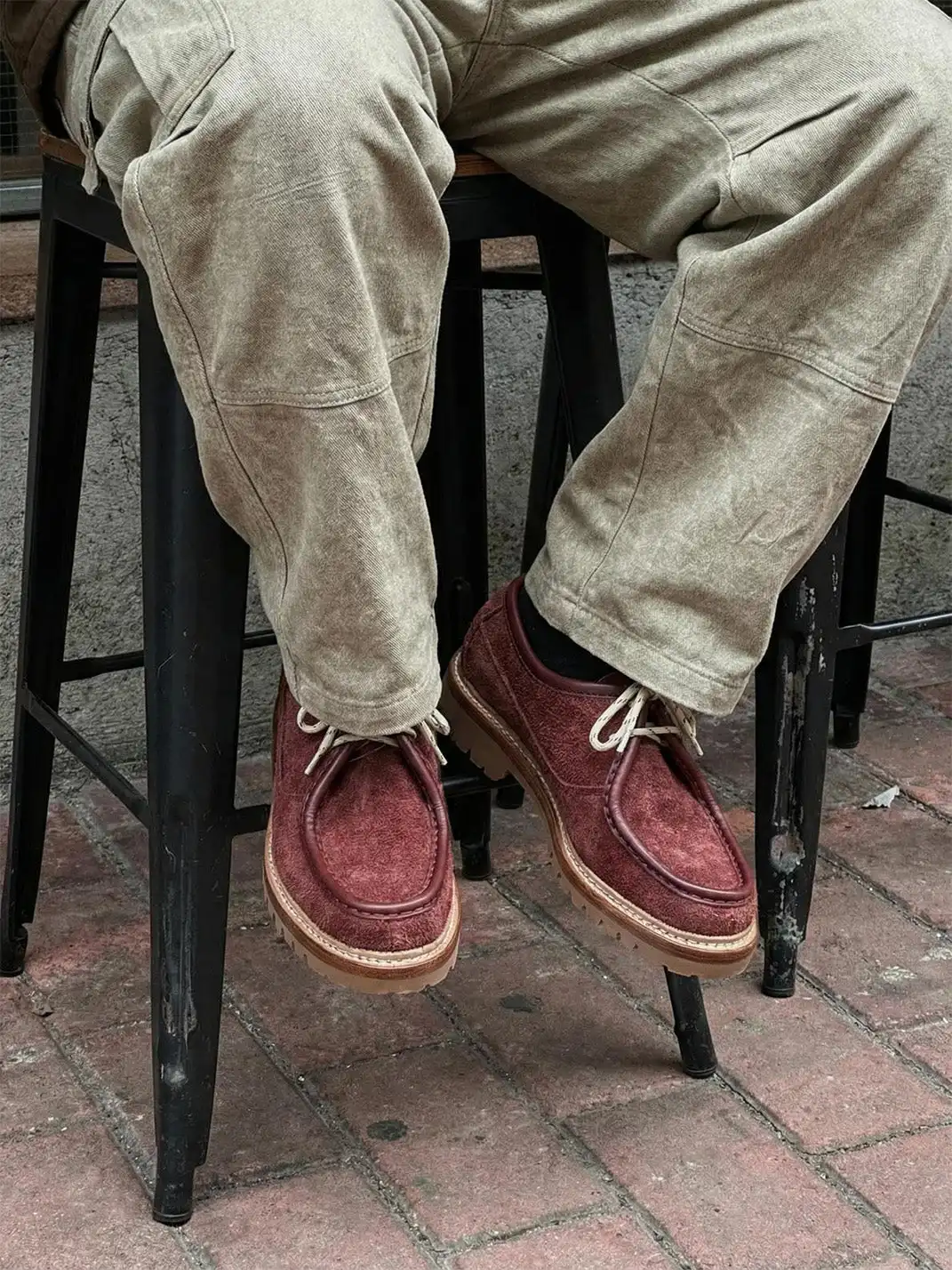 PIPG | Retro Workwear Suede Loafers