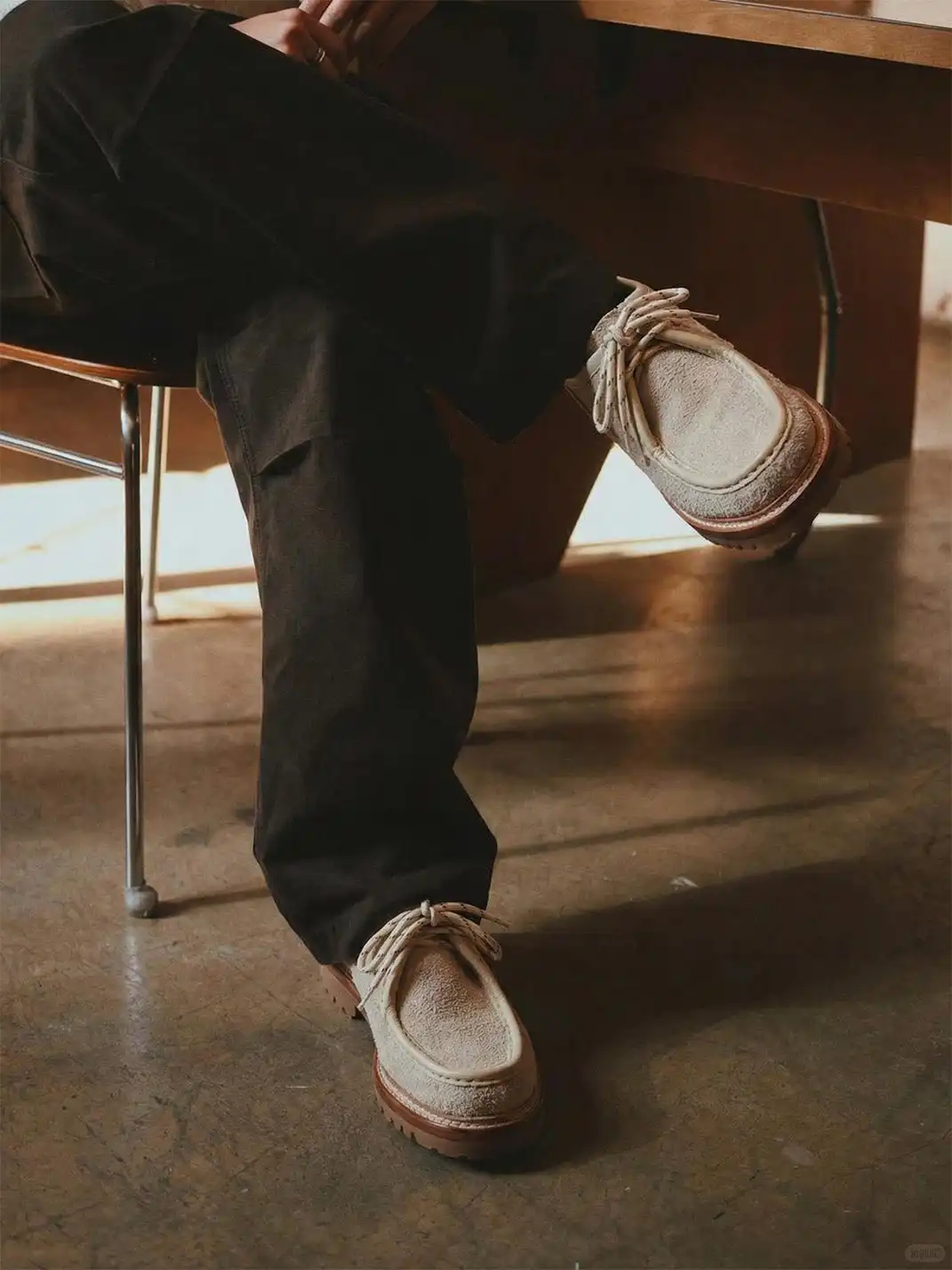 PIPG | Retro Workwear Suede Loafers