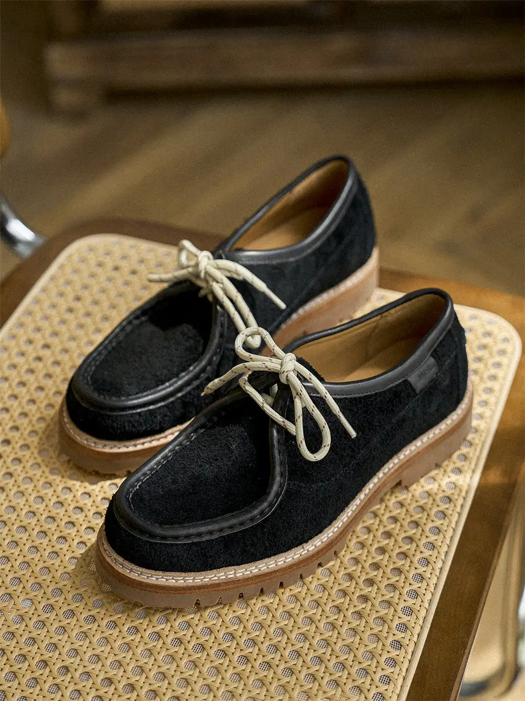 PIPG | Retro Workwear Suede Loafers