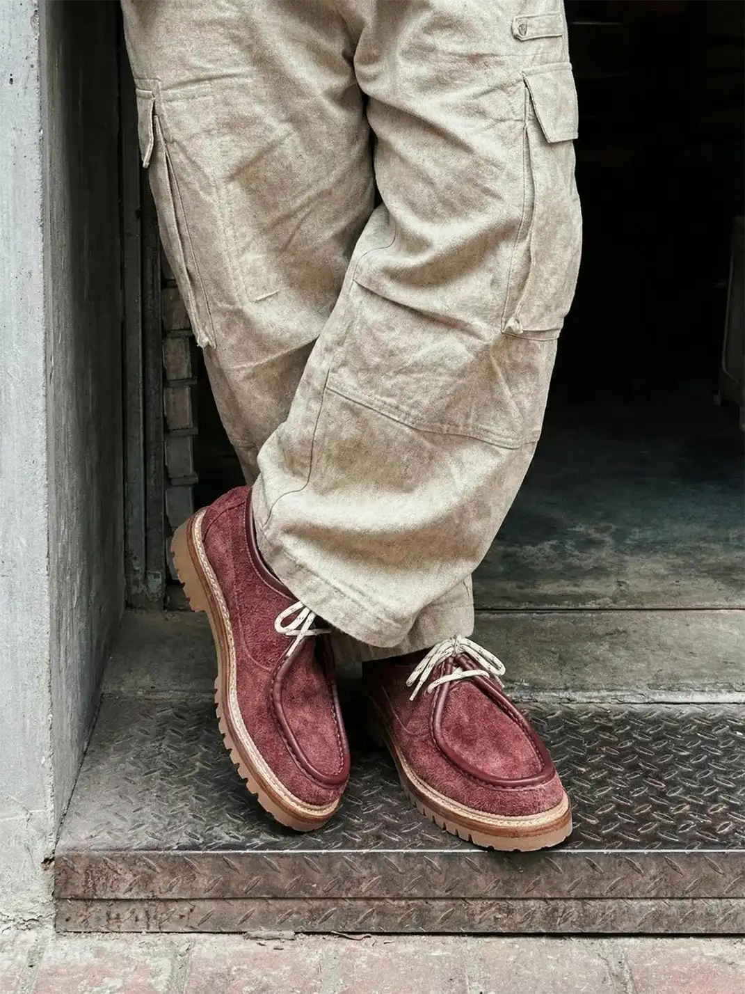 PIPG | Retro Workwear Suede Loafers