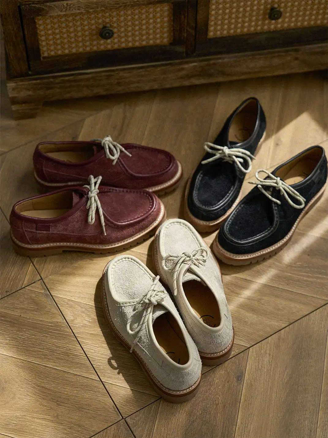 PIPG | Retro Workwear Suede Loafers