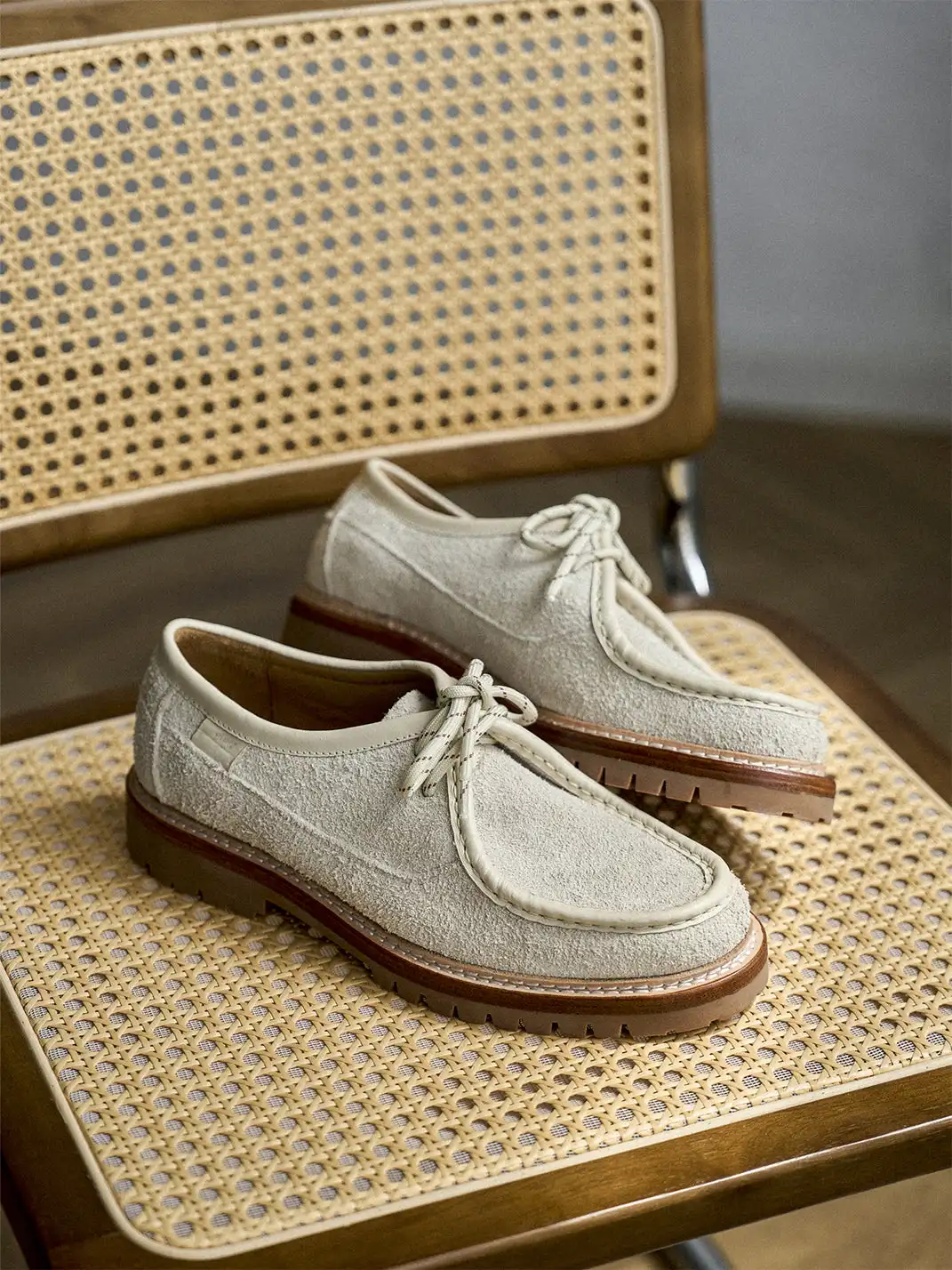 PIPG | Retro Workwear Suede Loafers
