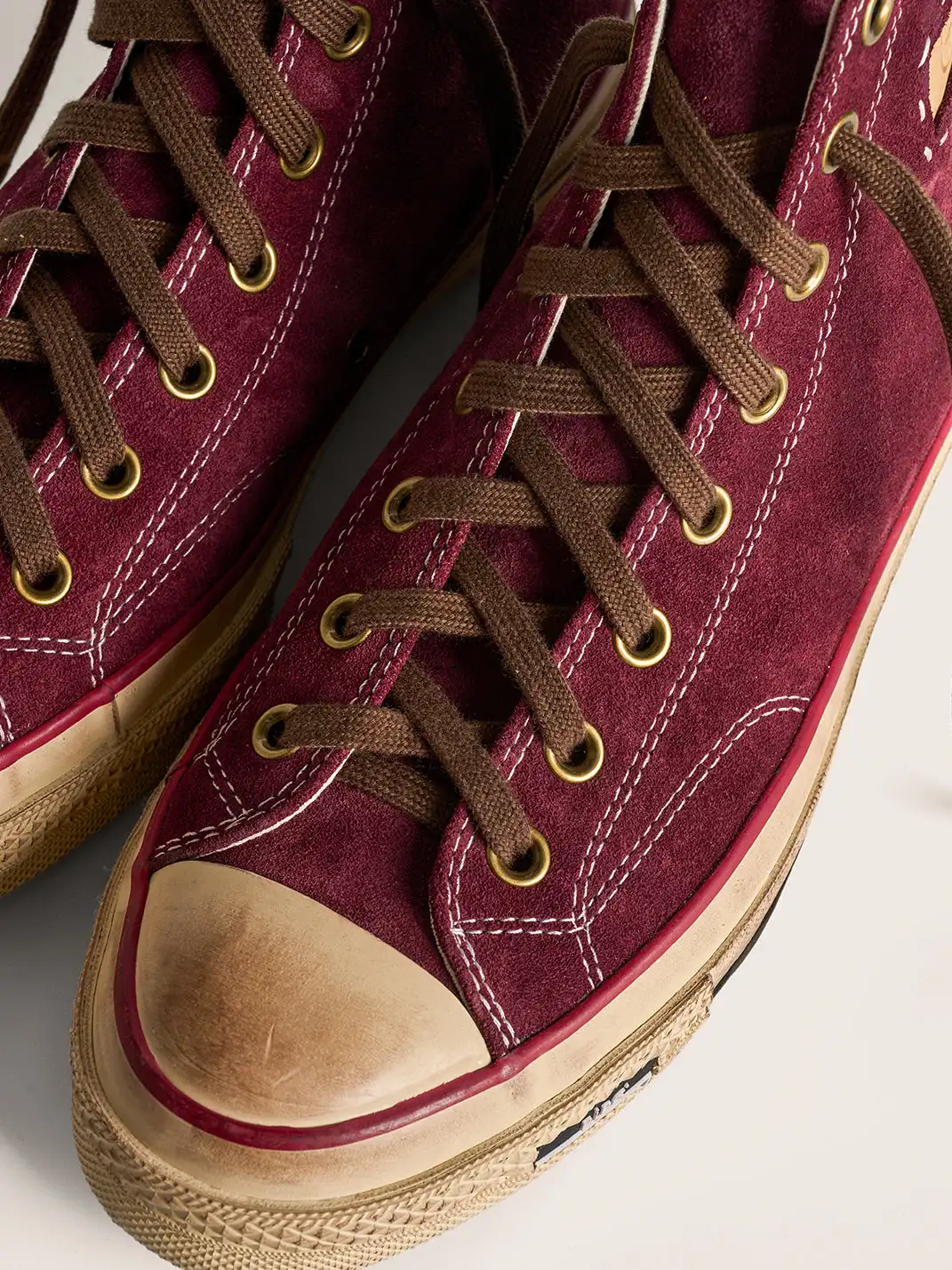 PIPG | Mid-to-High Top Canvas Shoes Made of Cow Suede