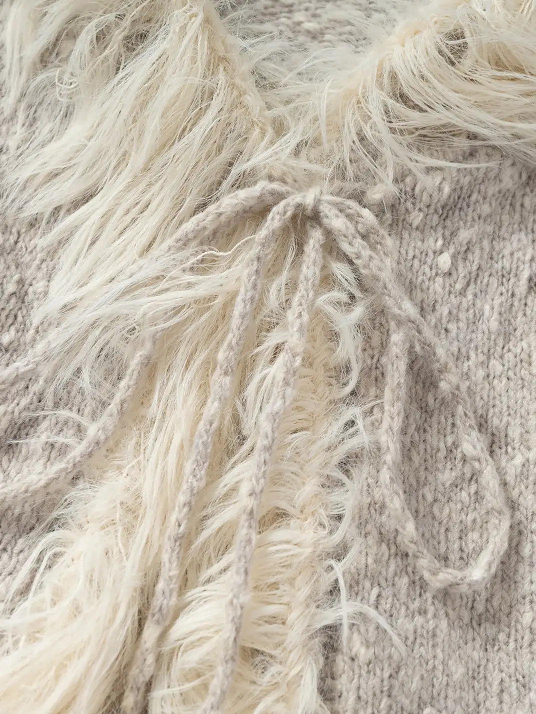 NO ROMANCE | Knitted Batwing Sleeve Hooded Sweater