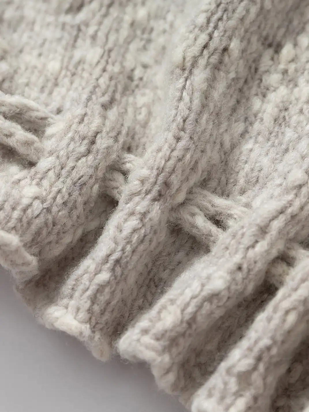 NO ROMANCE | Knitted Batwing Sleeve Hooded Sweater