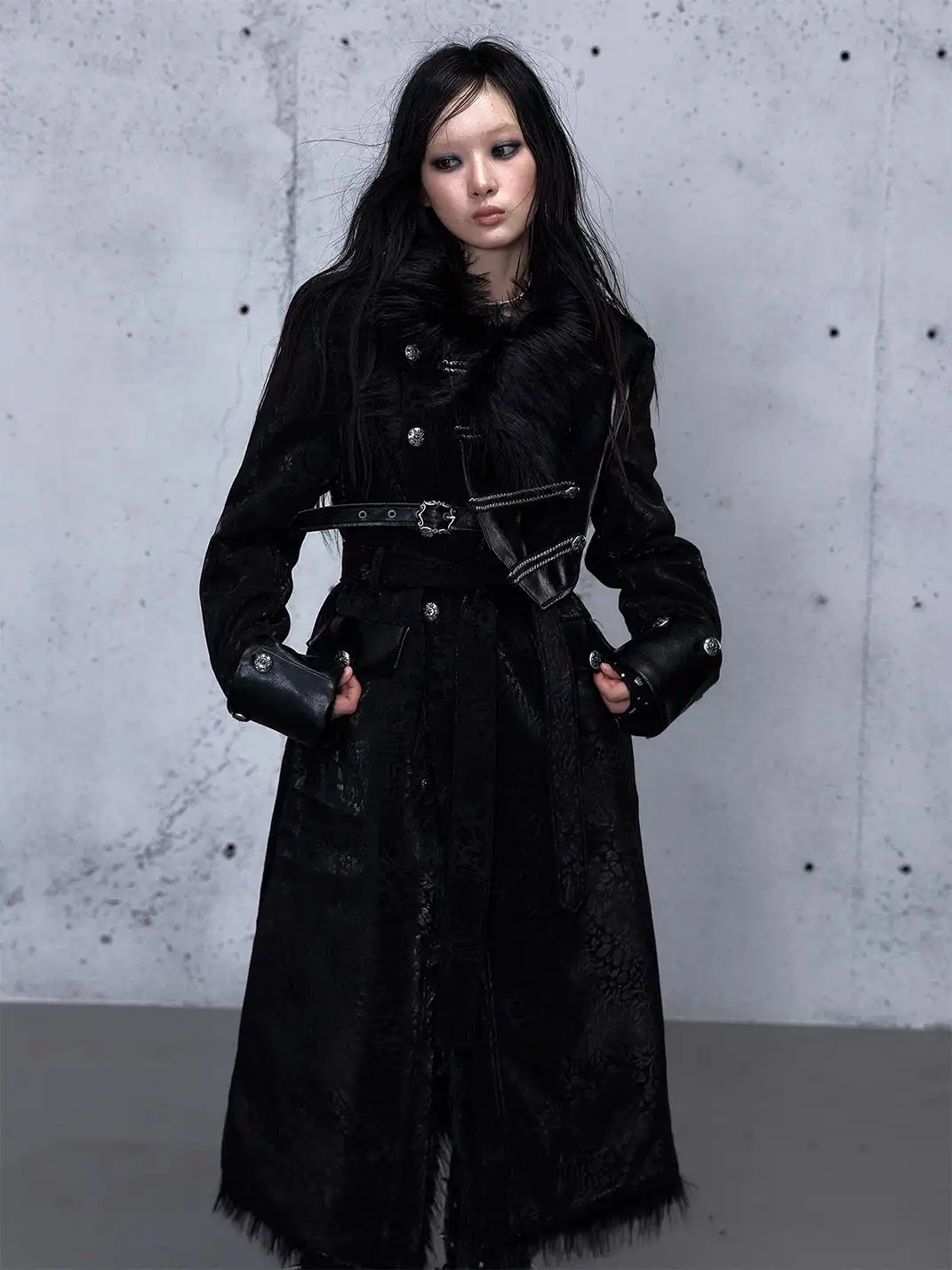 NO ROMANCE | Reversible Eco-Friendly Fur Coat
