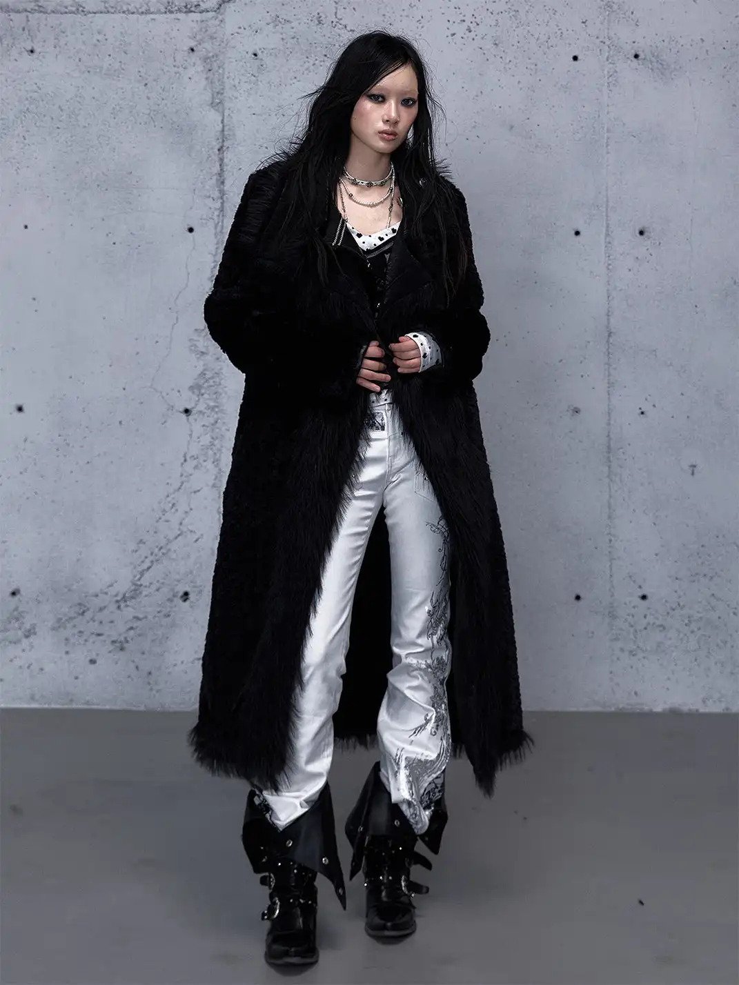 NO ROMANCE | Reversible Eco-Friendly Fur Coat
