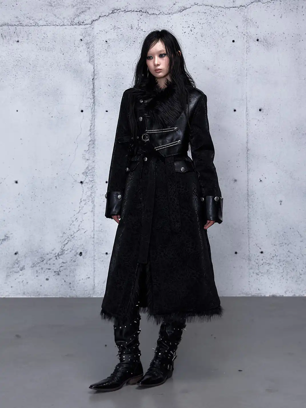 NO ROMANCE | Reversible Eco-Friendly Fur Coat
