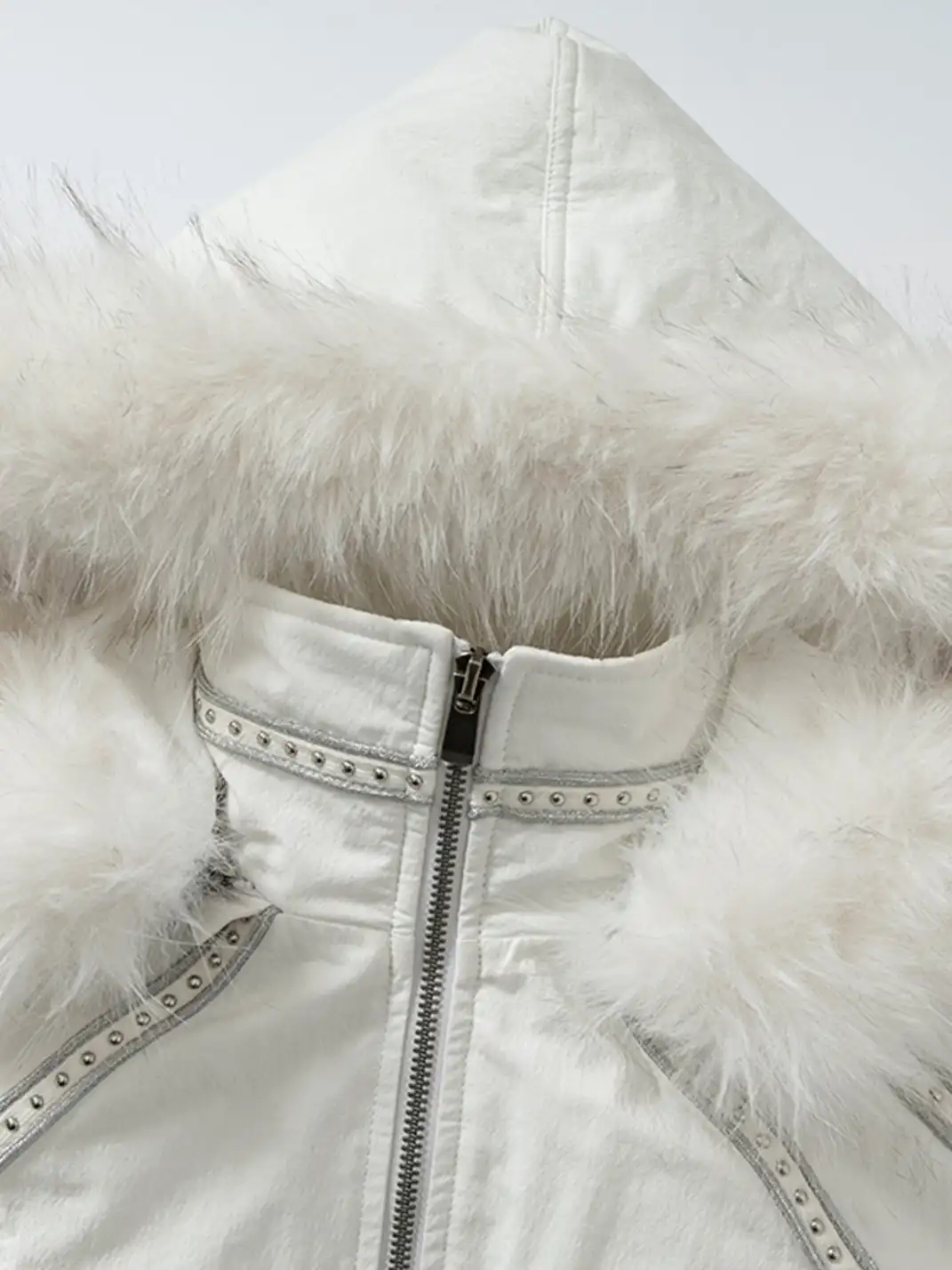 NO ROMANCE | Fur-Collar Hooded Work Parka