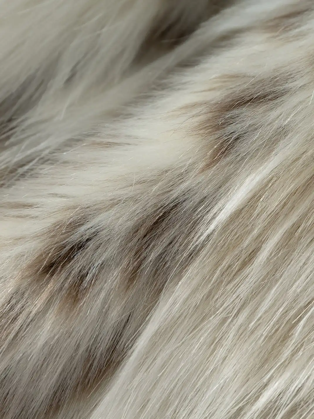 NO ROMANCE | Large Lapel Eco-Friendly Fur Coat
