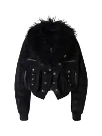 NO ROMANCE | Heavy-Duty Suede Faux Two-Piece Functional Jacket