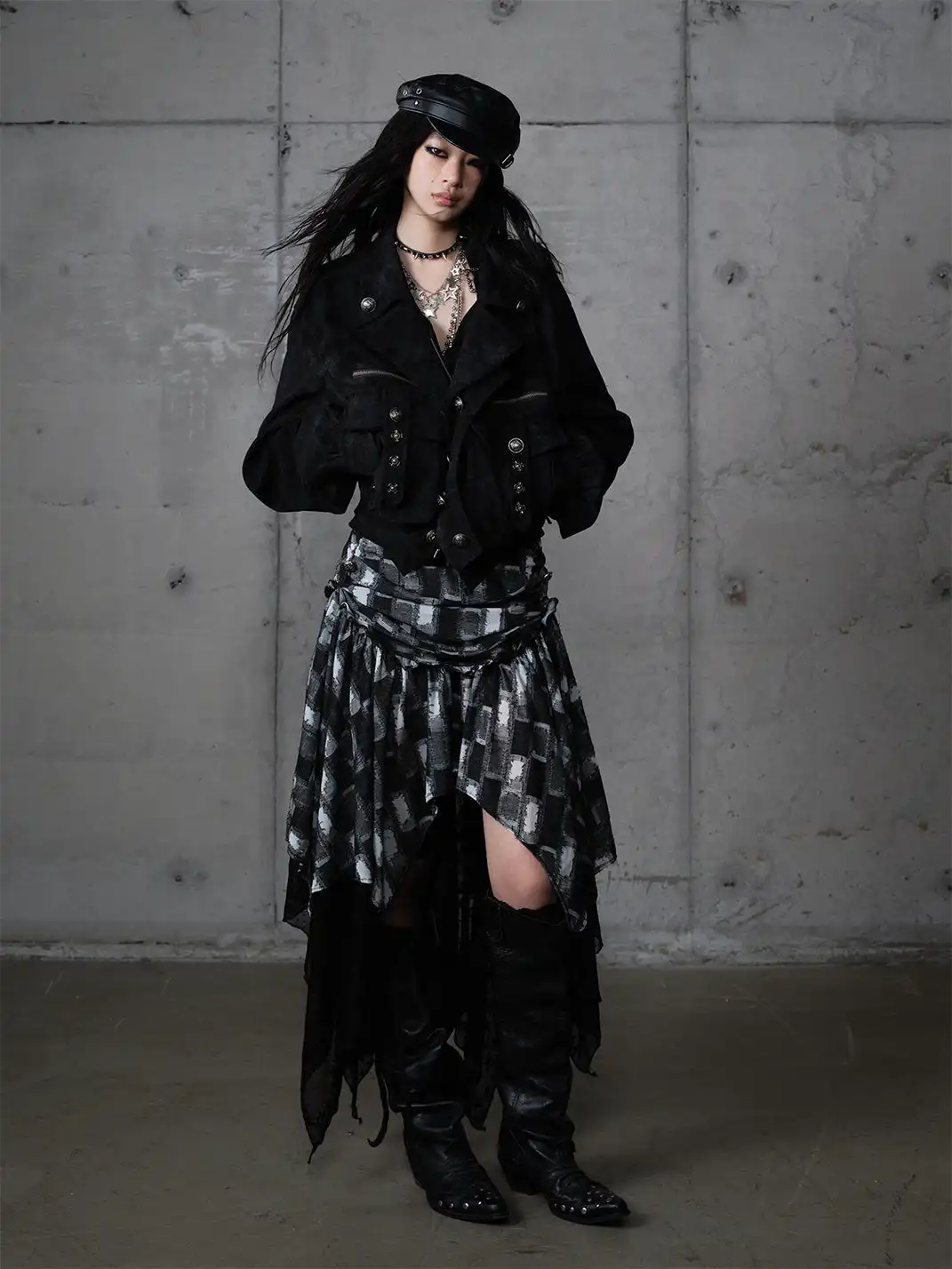NO ROMANCE | Heavy-Duty Suede Faux Two-Piece Functional Jacket