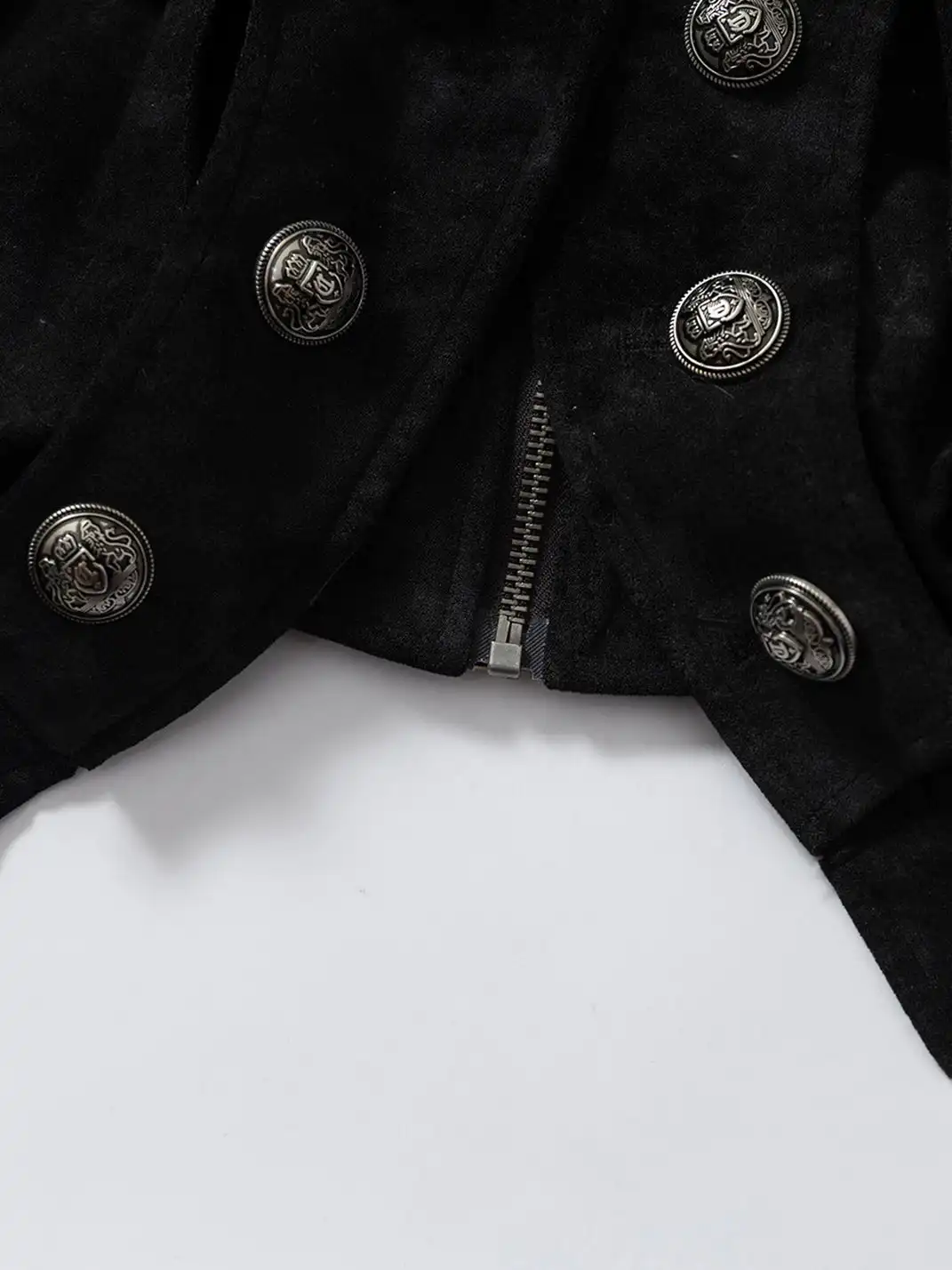 NO ROMANCE | Heavy-Duty Suede Faux Two-Piece Functional Jacket
