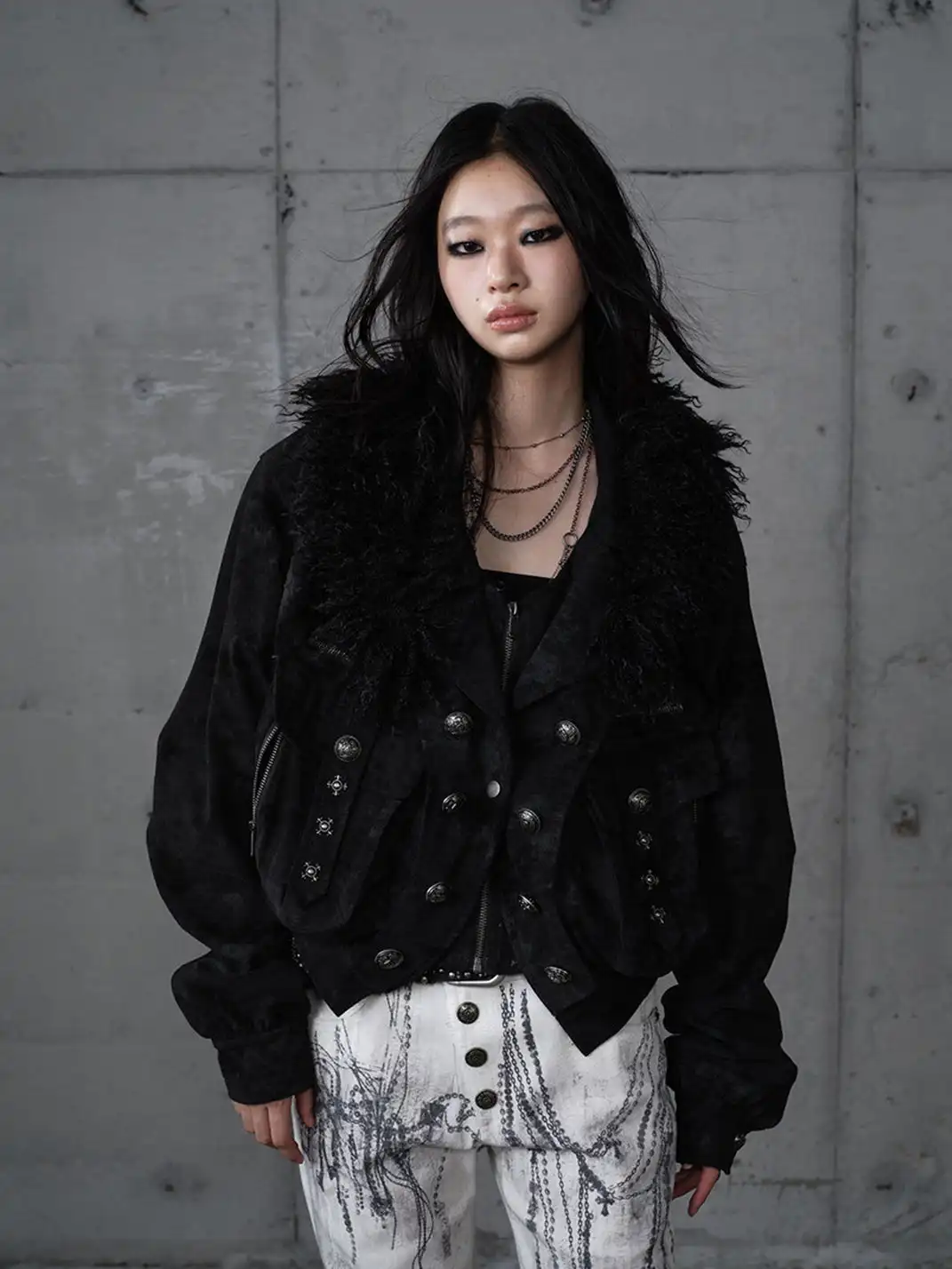 NO ROMANCE | Heavy-Duty Suede Faux Two-Piece Functional Jacket