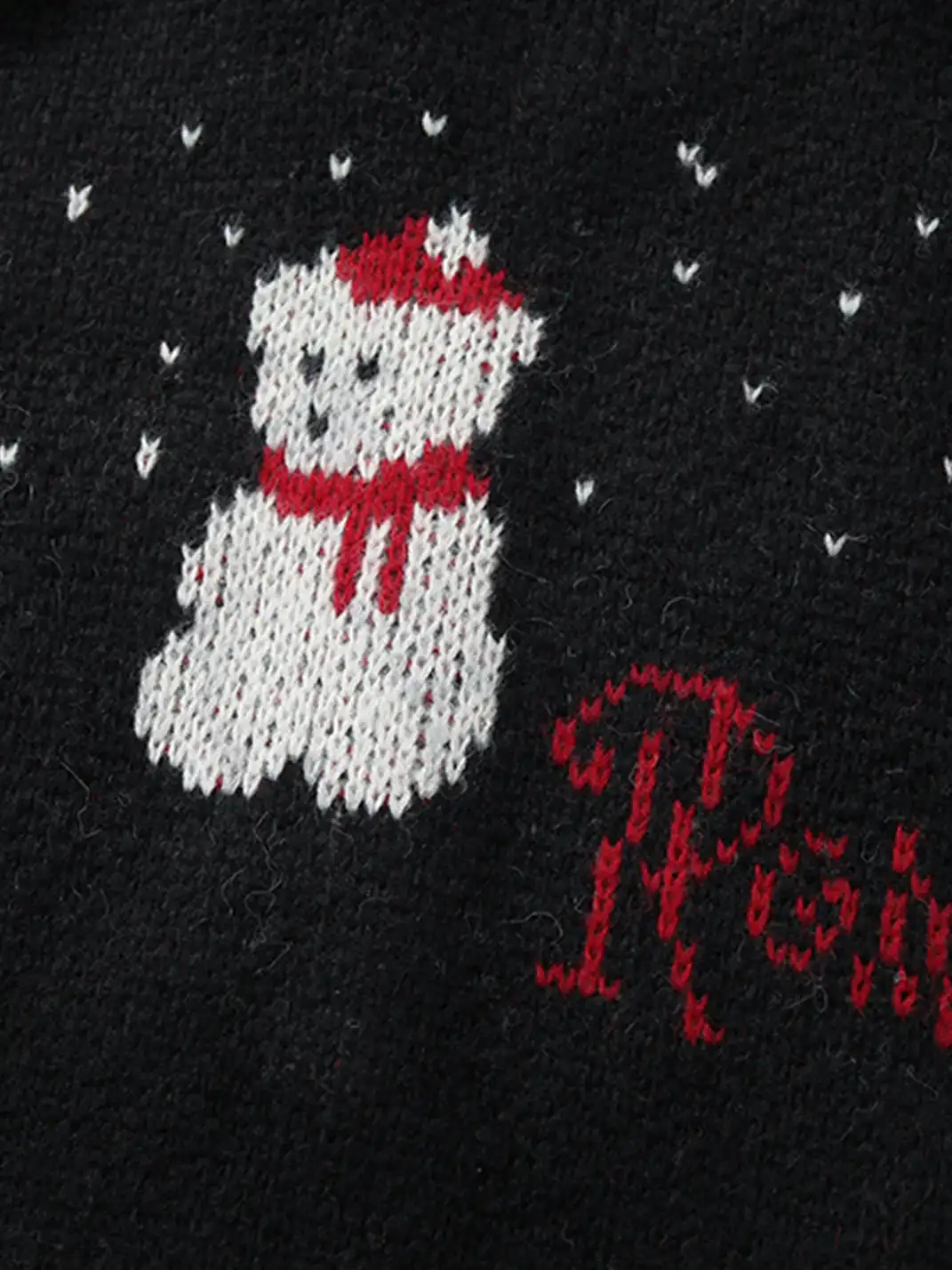 NO ROMANCE | Fair Isle Mohair Wool Knit Cardigan Sweater