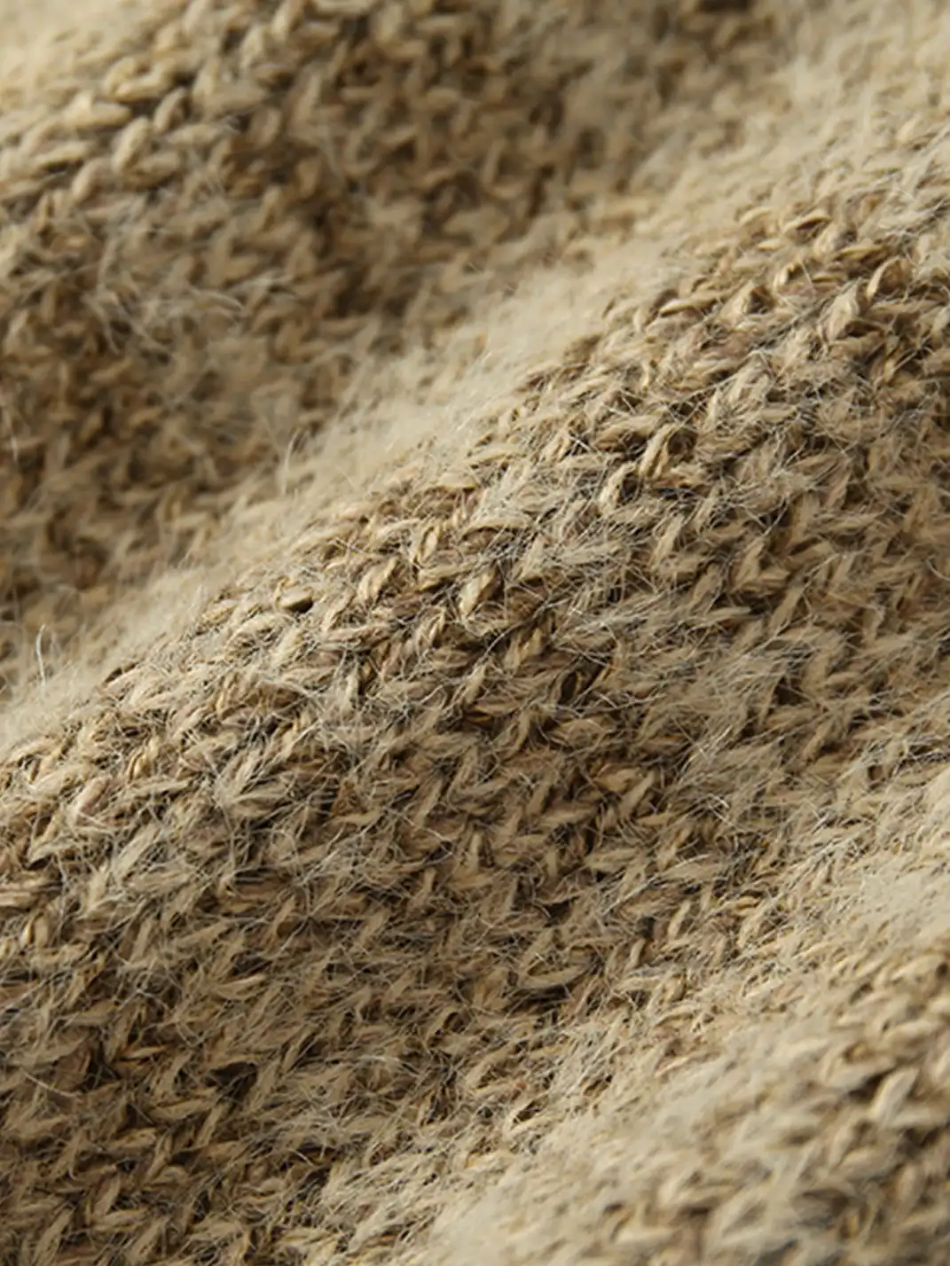 NO ROMANCE | Raw Edge Loose Knit Sweater