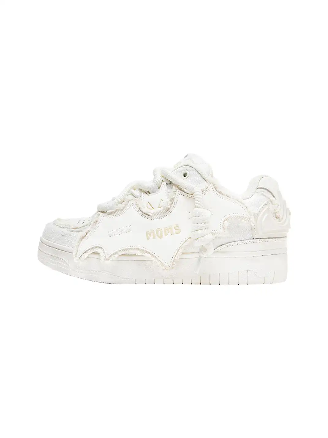 MQMS | Bat Series Platform Shoes-White