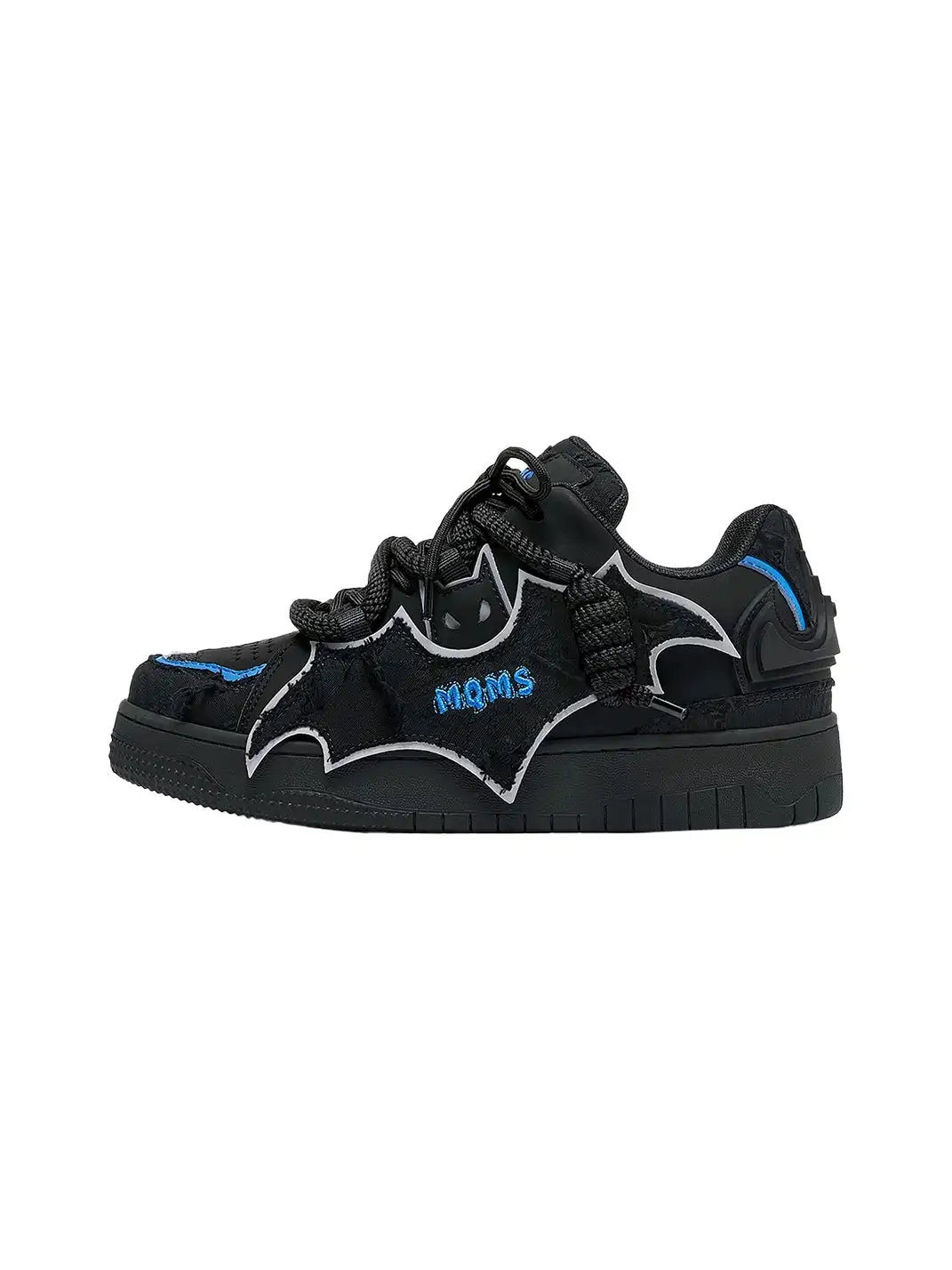MQMS | Bat Series Platform Shoes-Black Blue