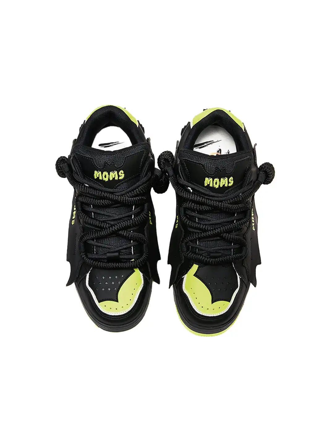 MQMS | Bat Series Platform Shoes-Black