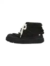 MQMS | Short-Top Thick-Soled Snow Boots-Black