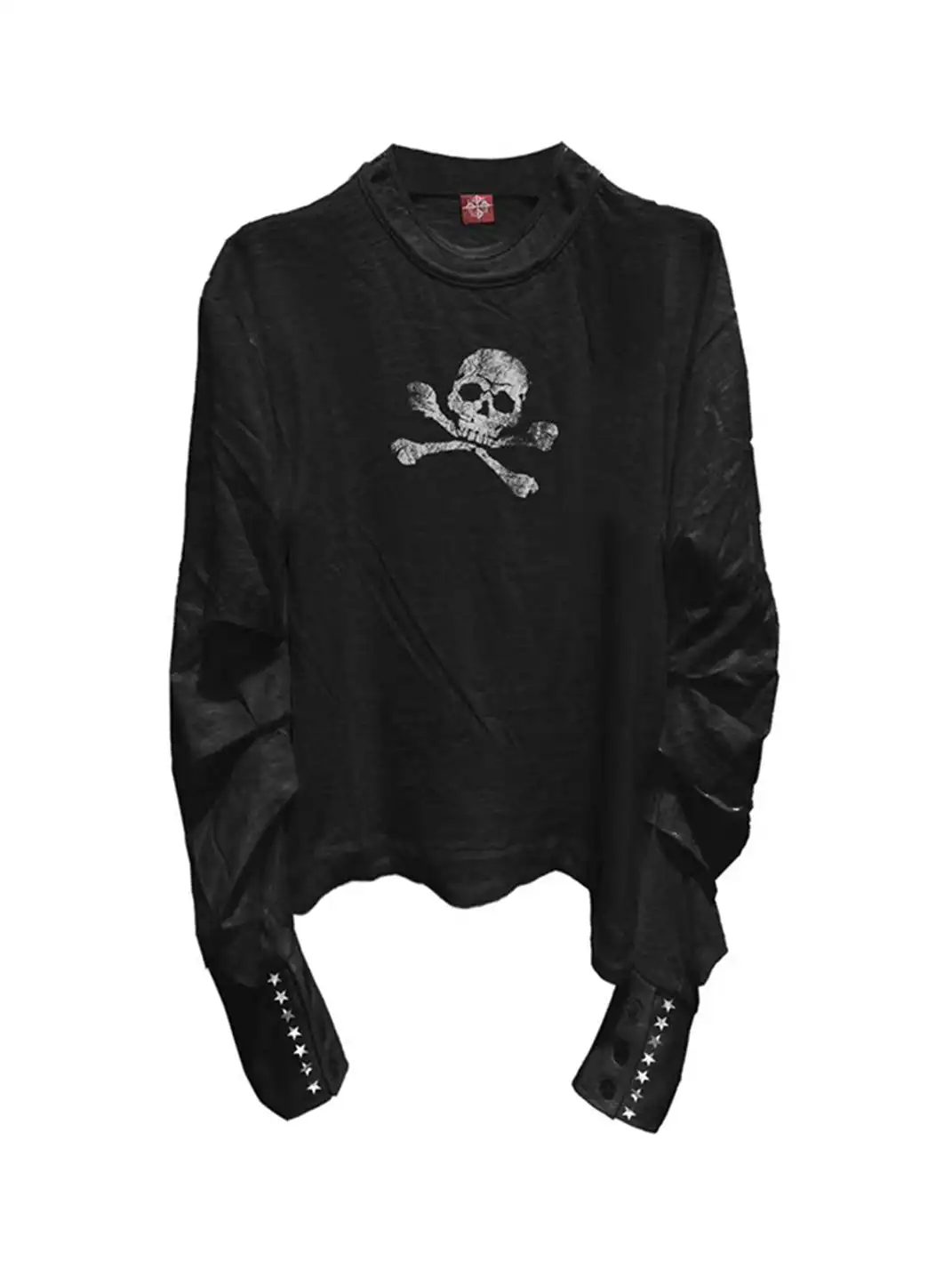DETW | Skull-Shaped Scimitar Pleated Long Sleeves