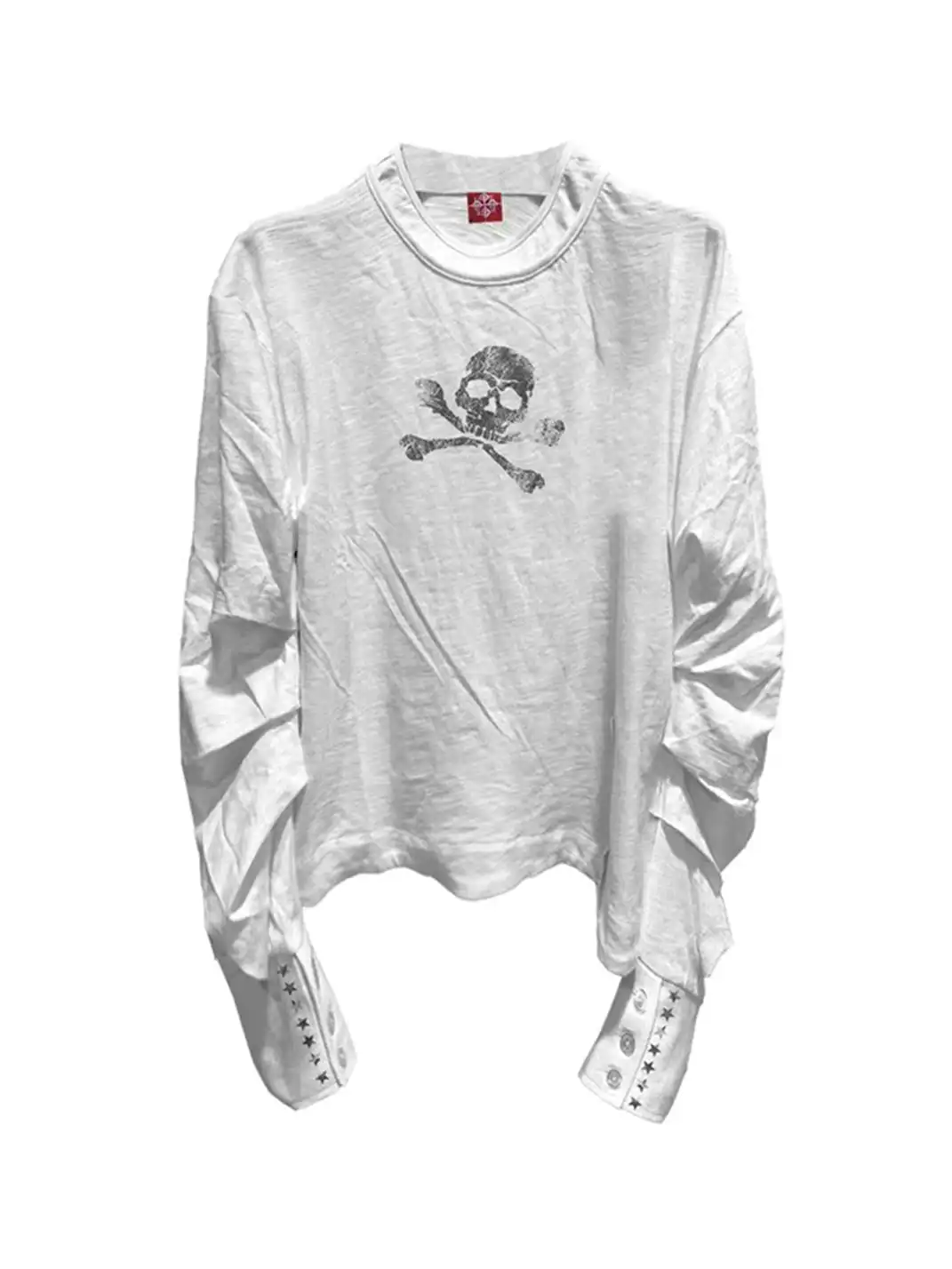 DETW | Skull-Shaped Scimitar Pleated Long Sleeves