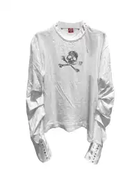 DETW | Skull-Shaped Scimitar Pleated Long Sleeves