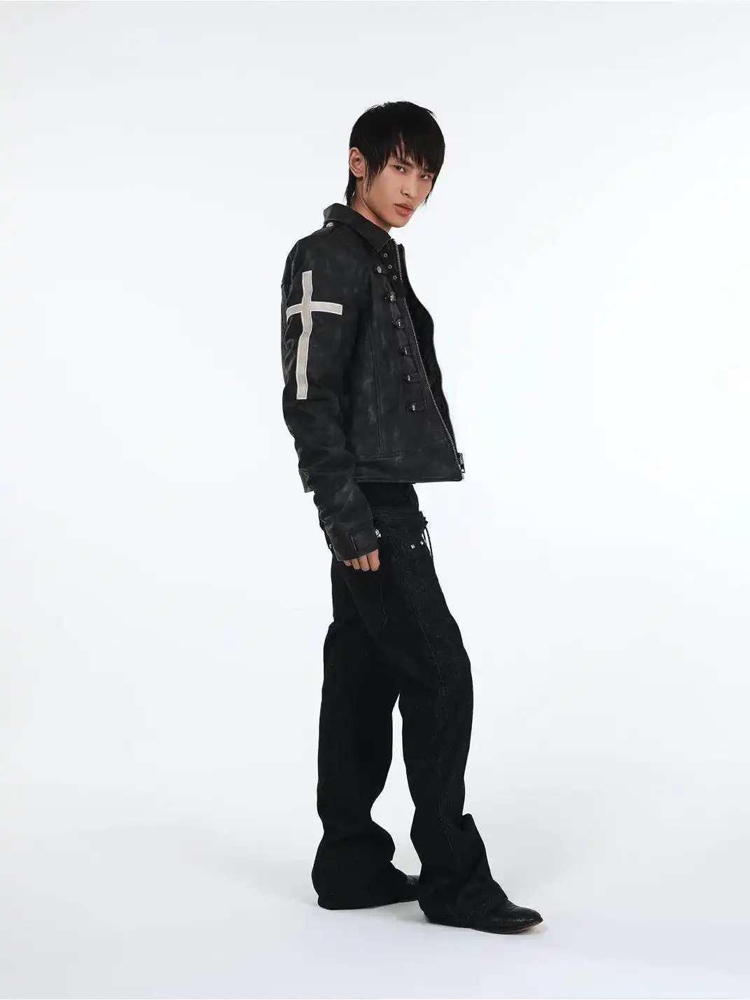 DETW | Thickened Winter Cross-Shaped Button Jacket