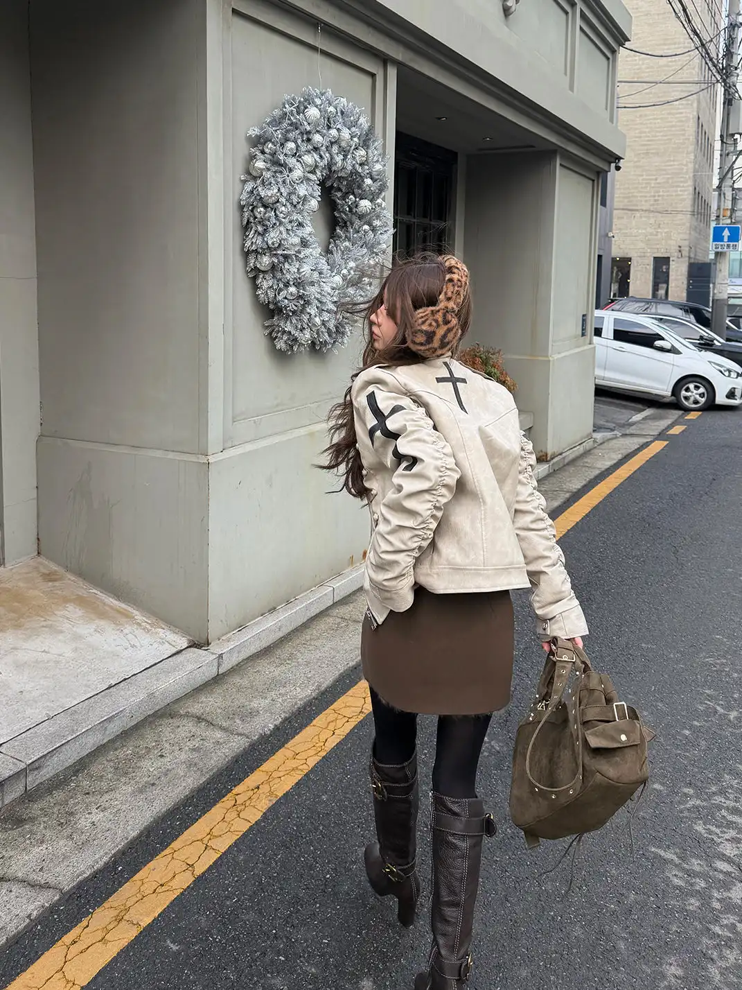 DETW | Thickened Winter Cross-Shaped Button Jacket