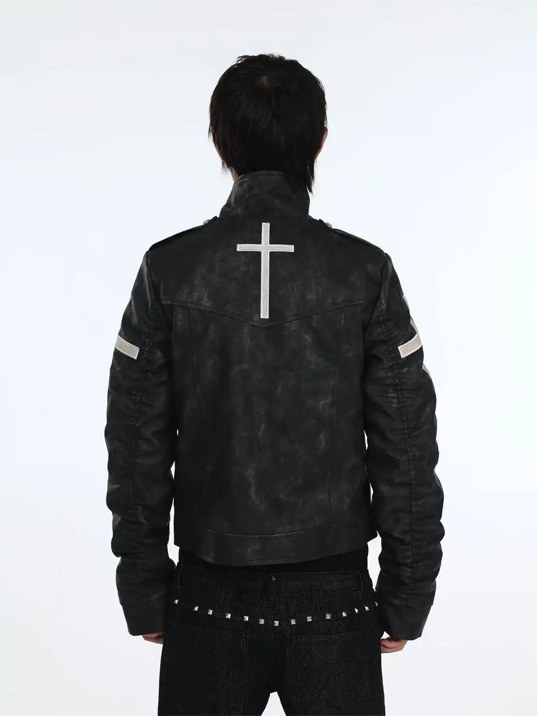 DETW | Thickened Winter Cross-Shaped Button Jacket