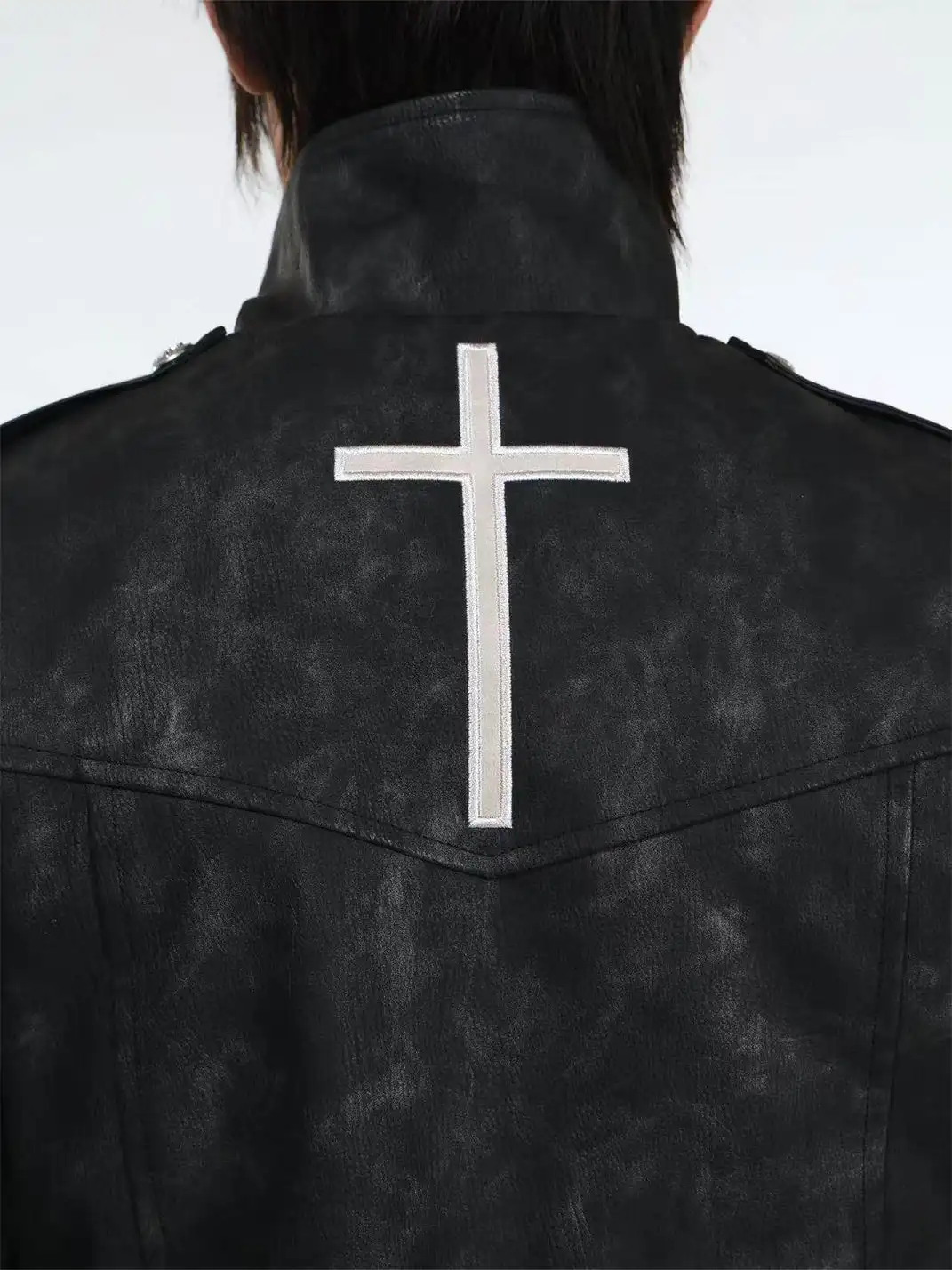 DETW | Thickened Winter Cross-Shaped Button Jacket
